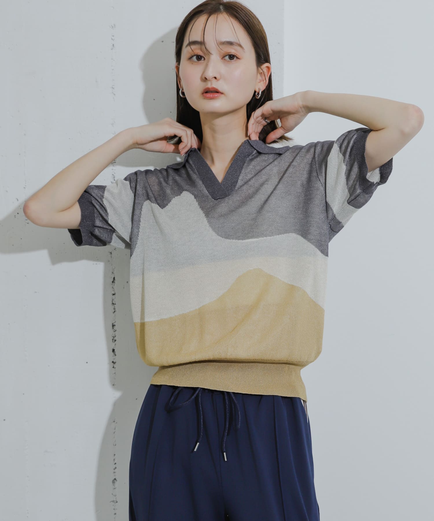 身長：169cm サイズ：one