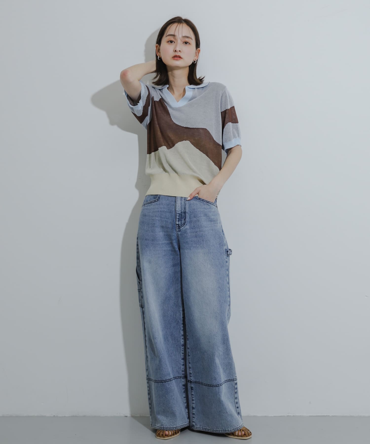 身長：169cm サイズ：one