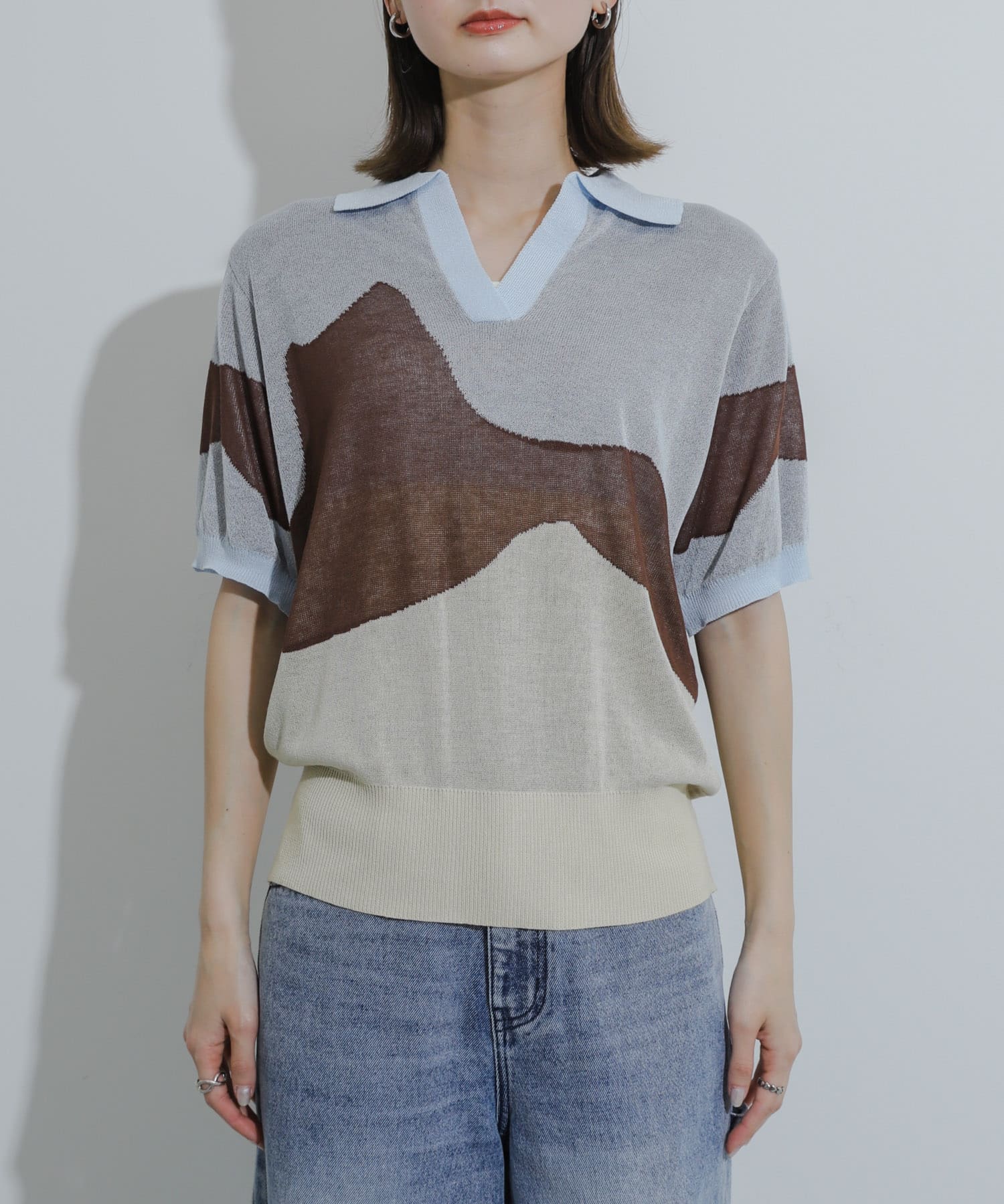 身長：169cm サイズ：one