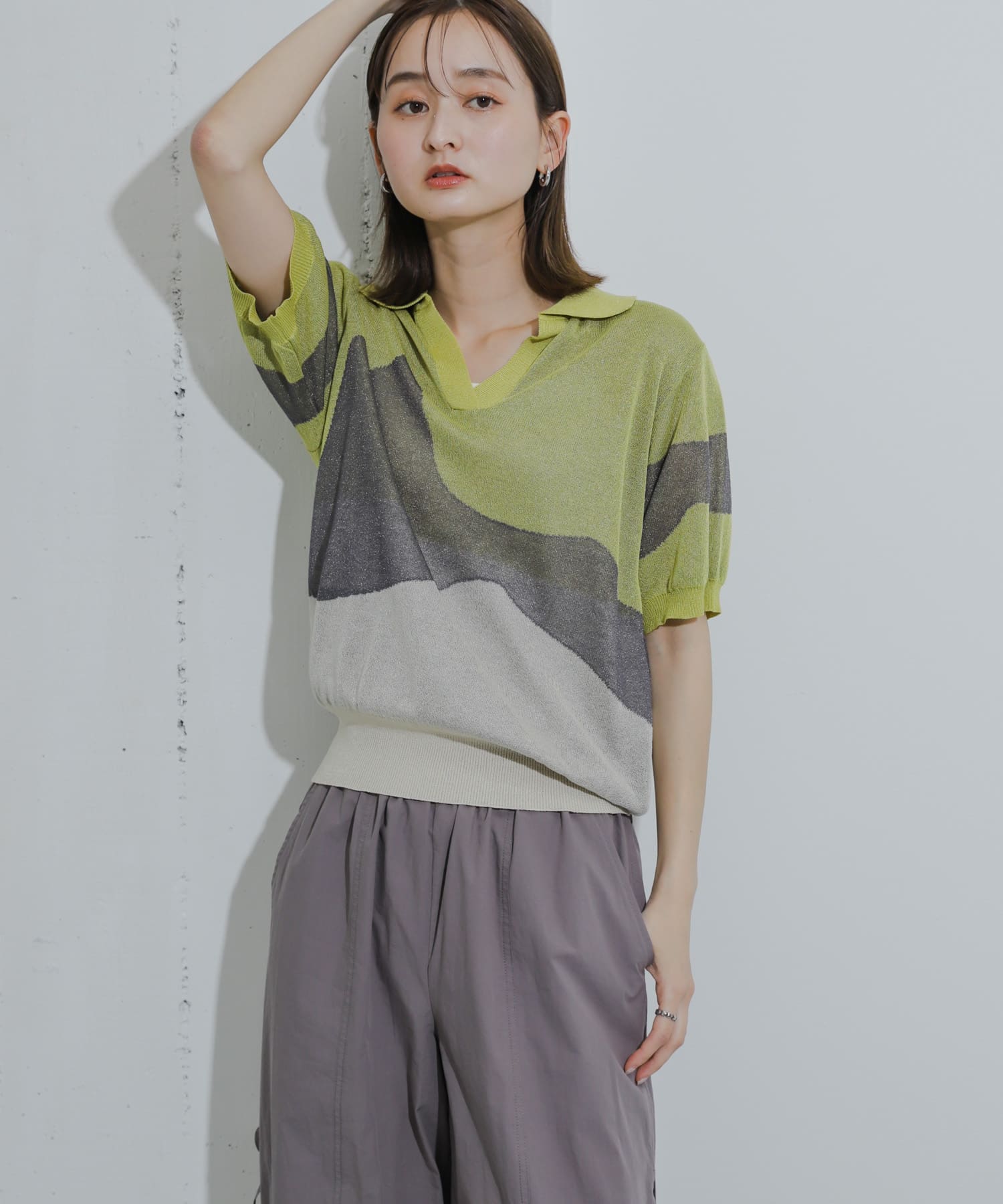 身長：169cm サイズ：one