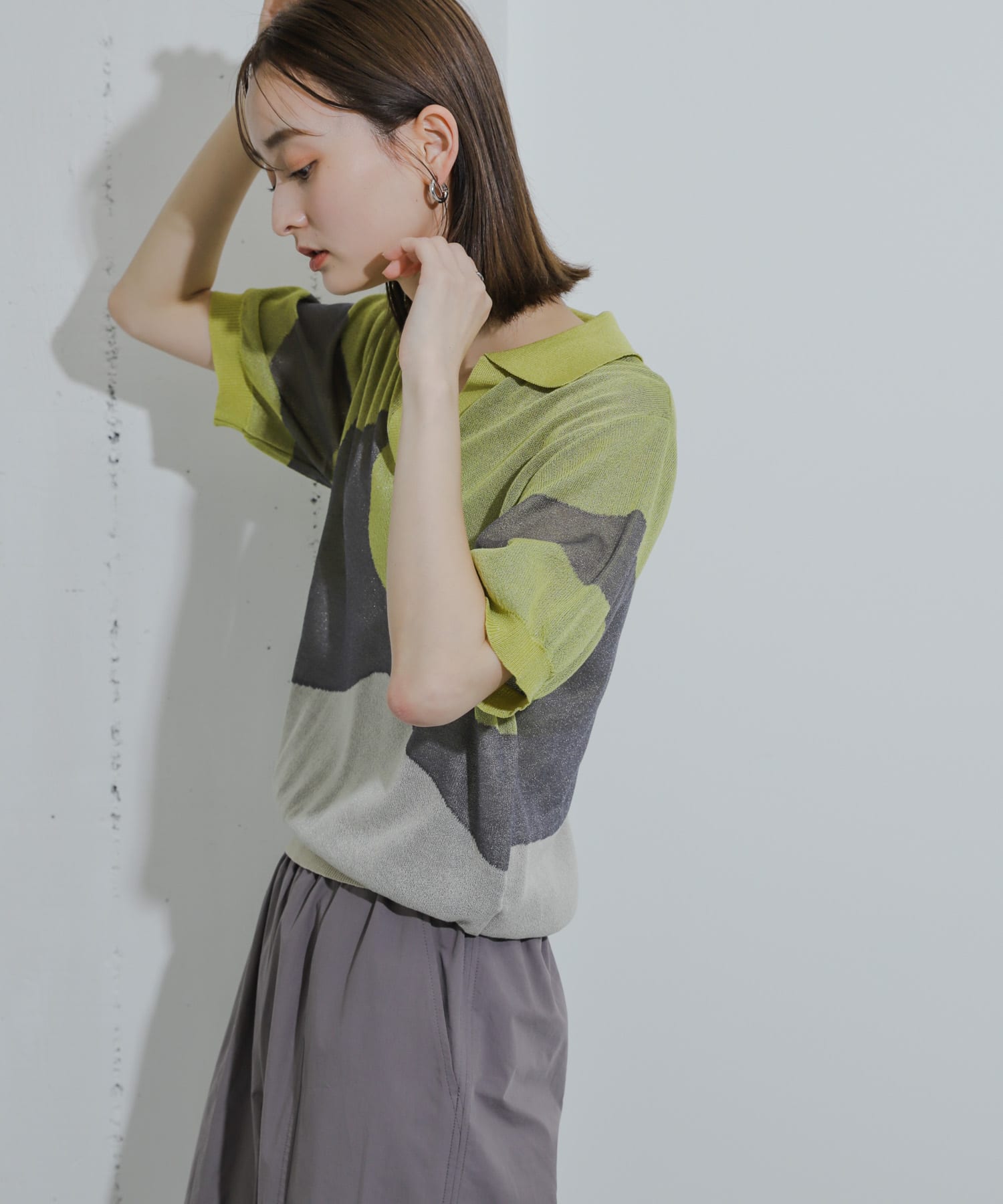 身長：169cm サイズ：one