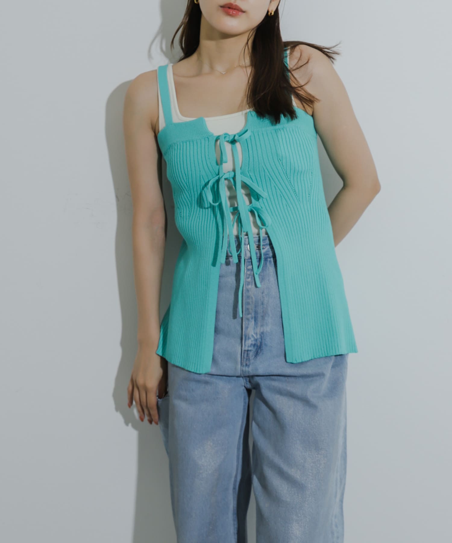 身長：155cm サイズ：one