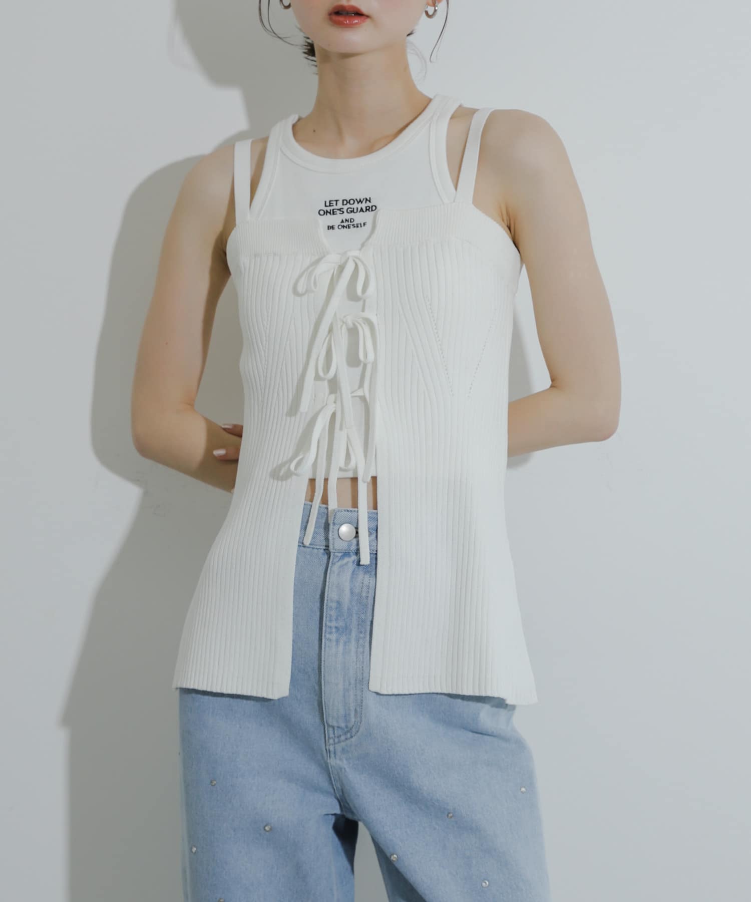 身長：169cm サイズ：one