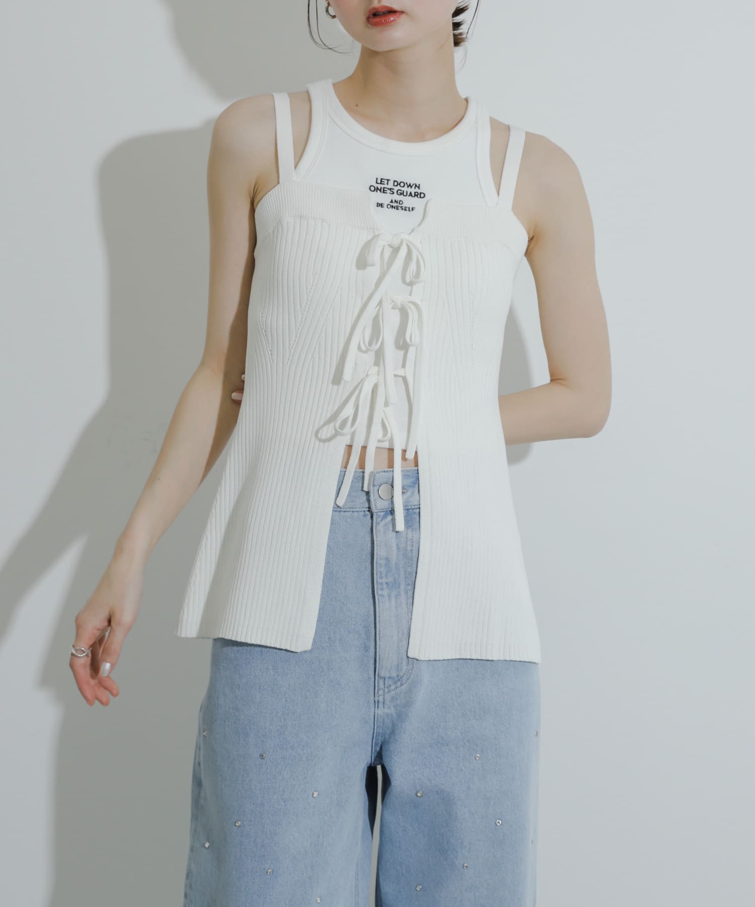 身長：169cm サイズ：one