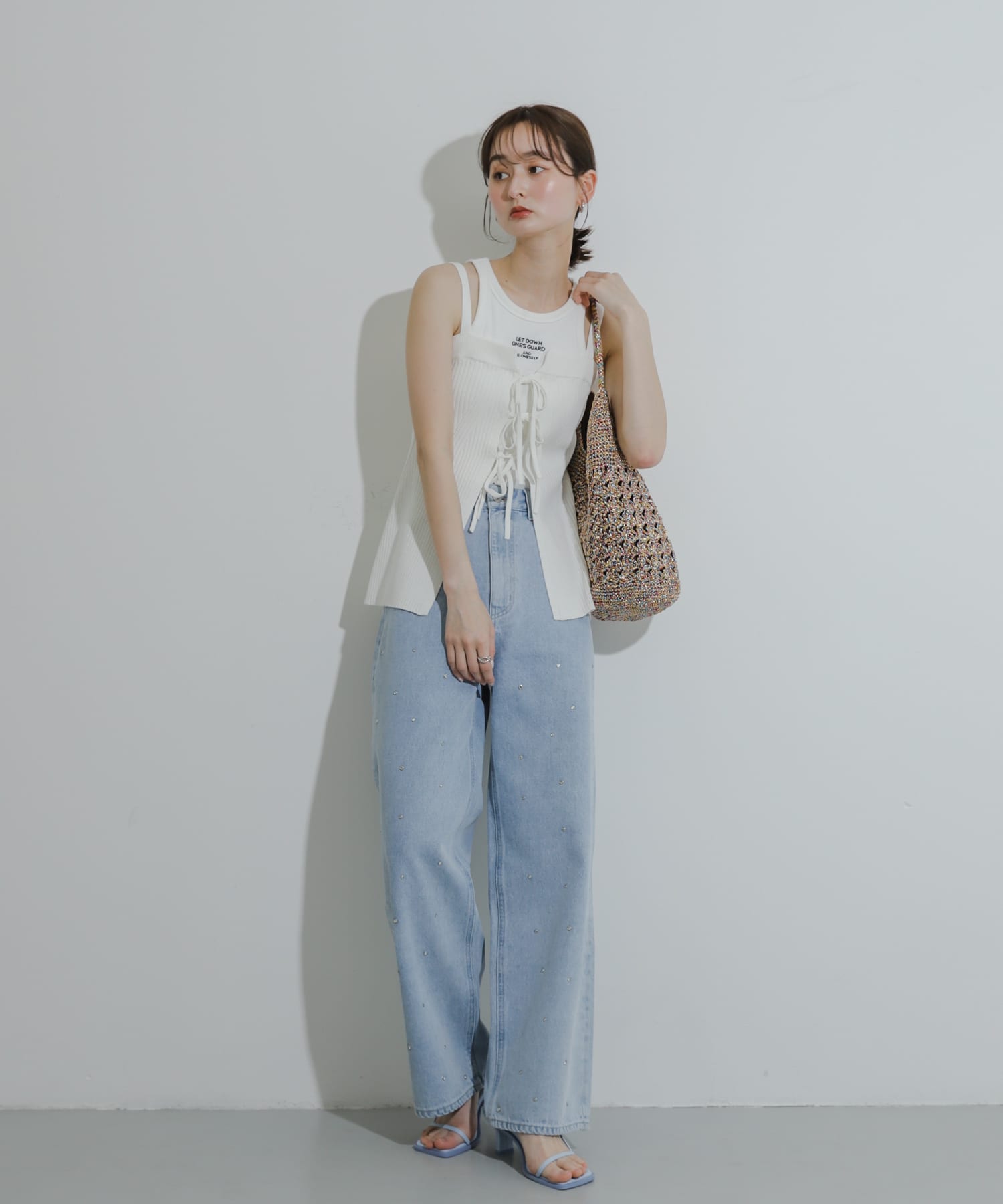 身長：169cm サイズ：one