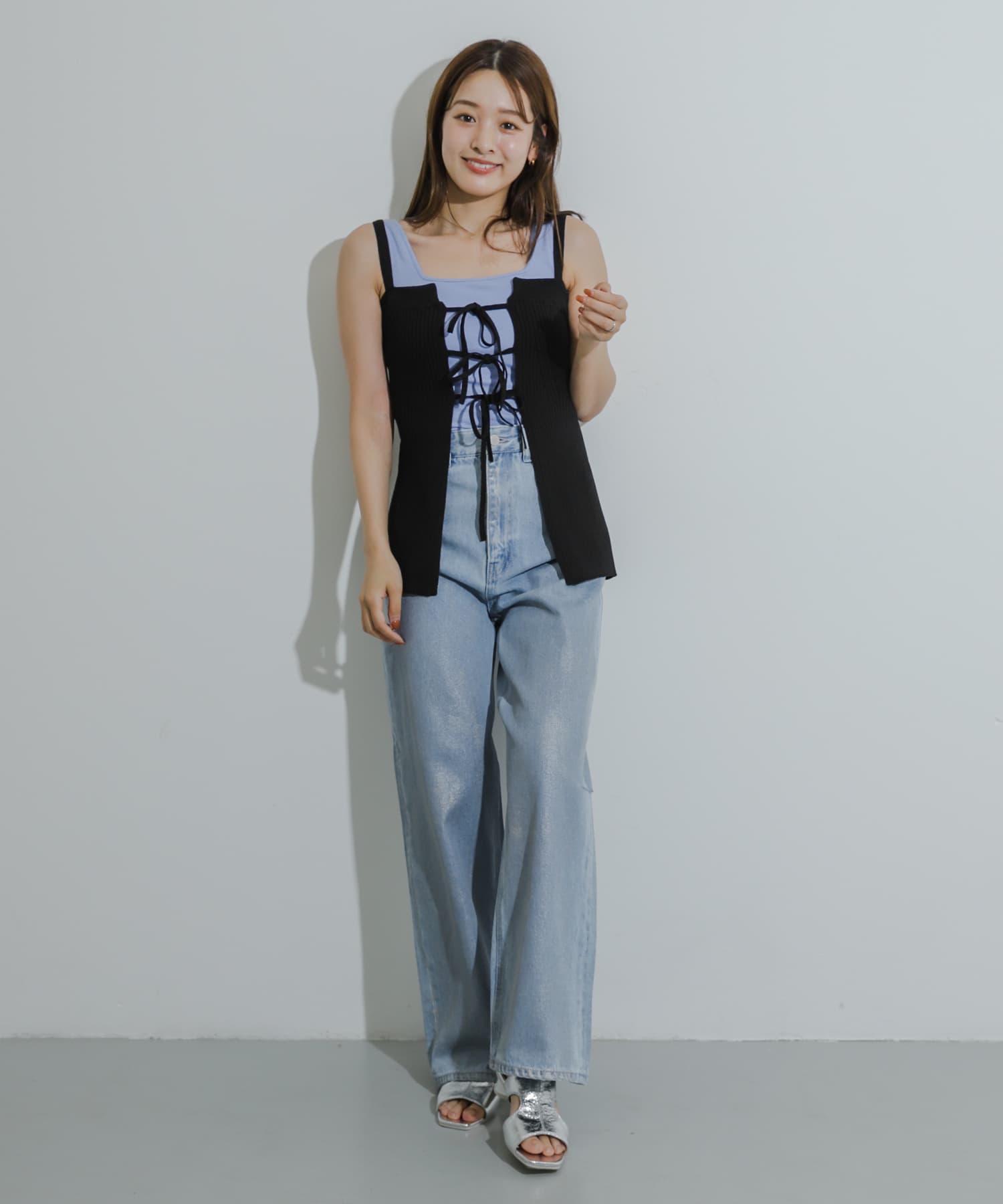 身長：155cm サイズ：one