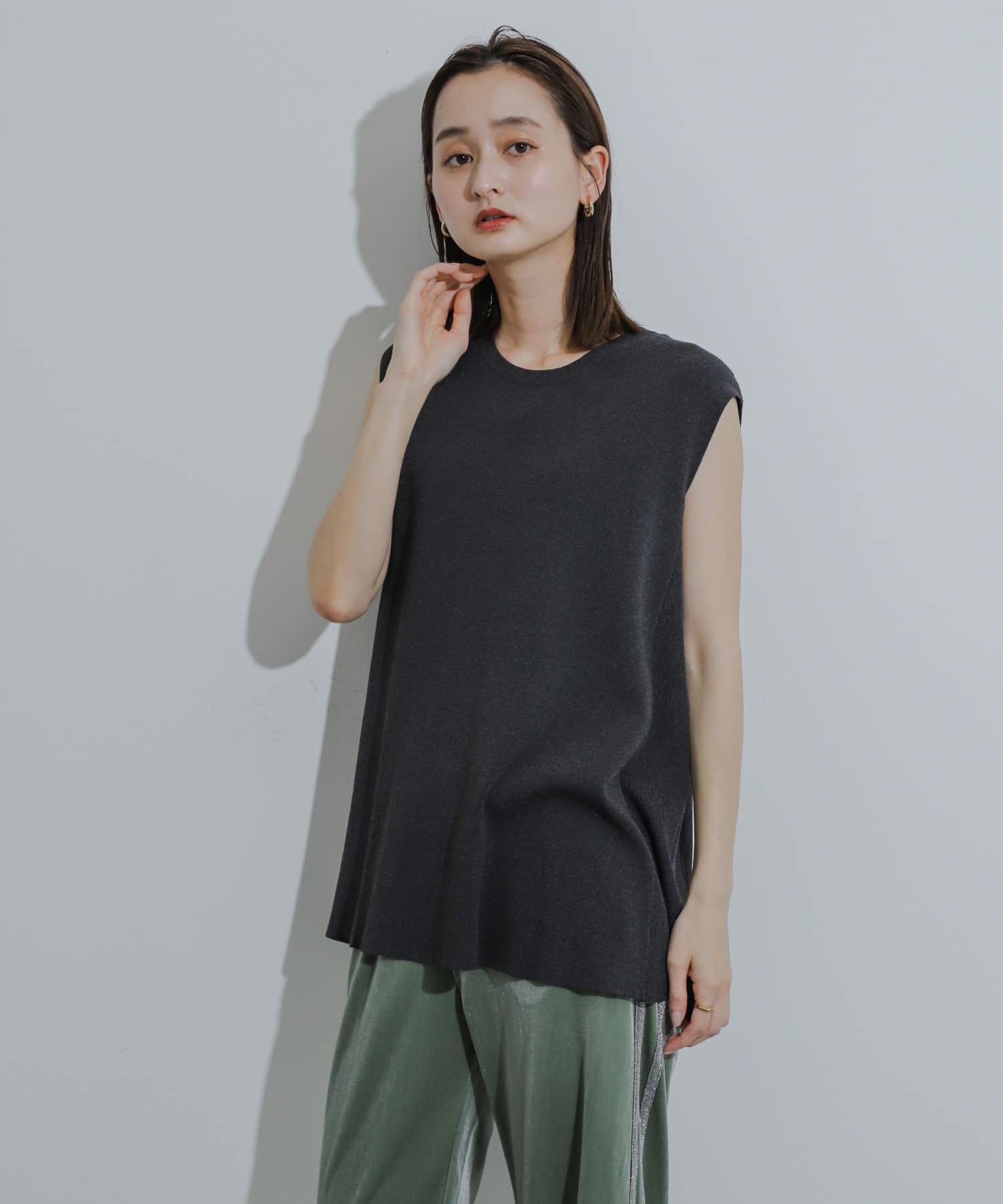 身長：169cm サイズ：one