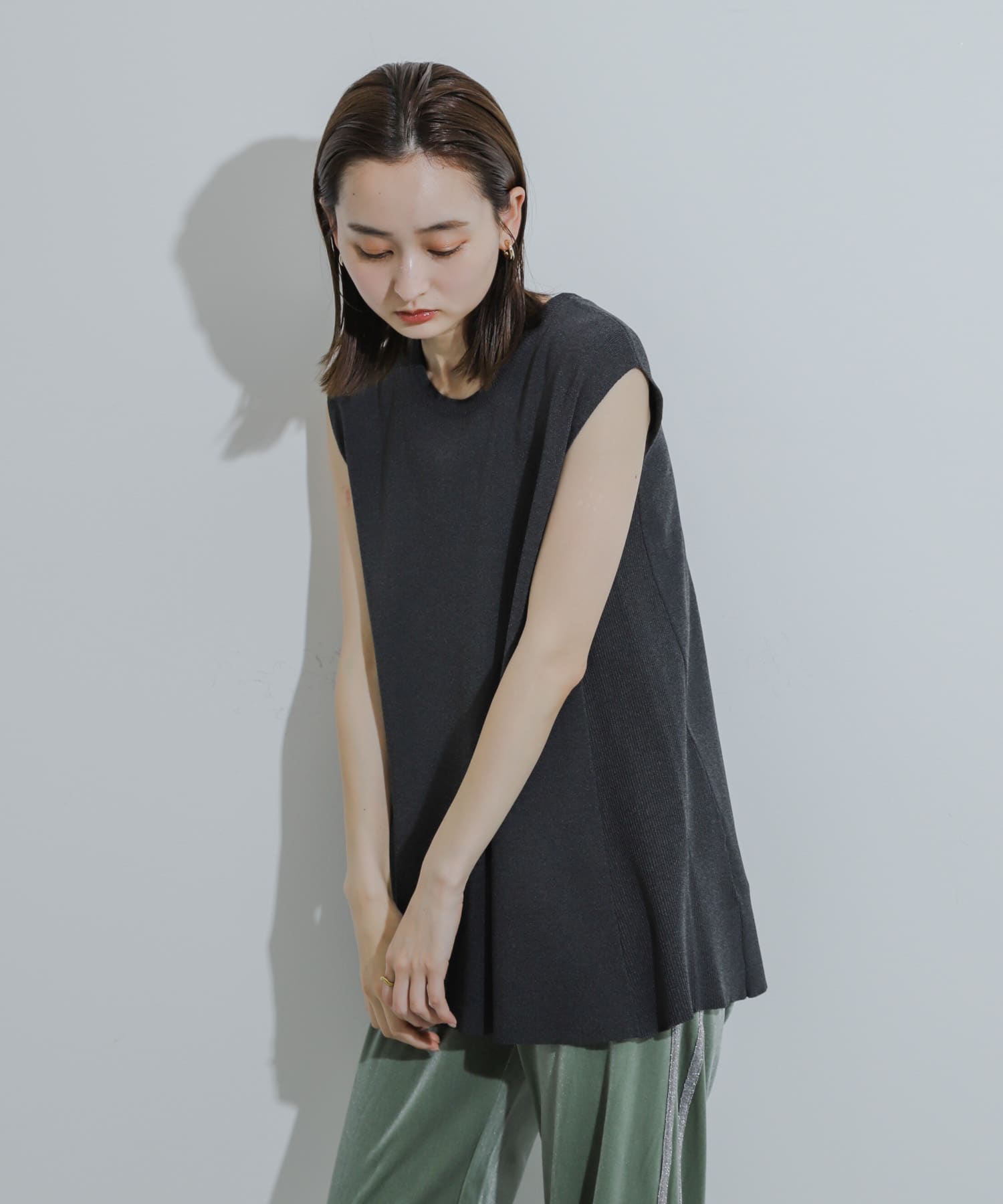 身長：169cm サイズ：one