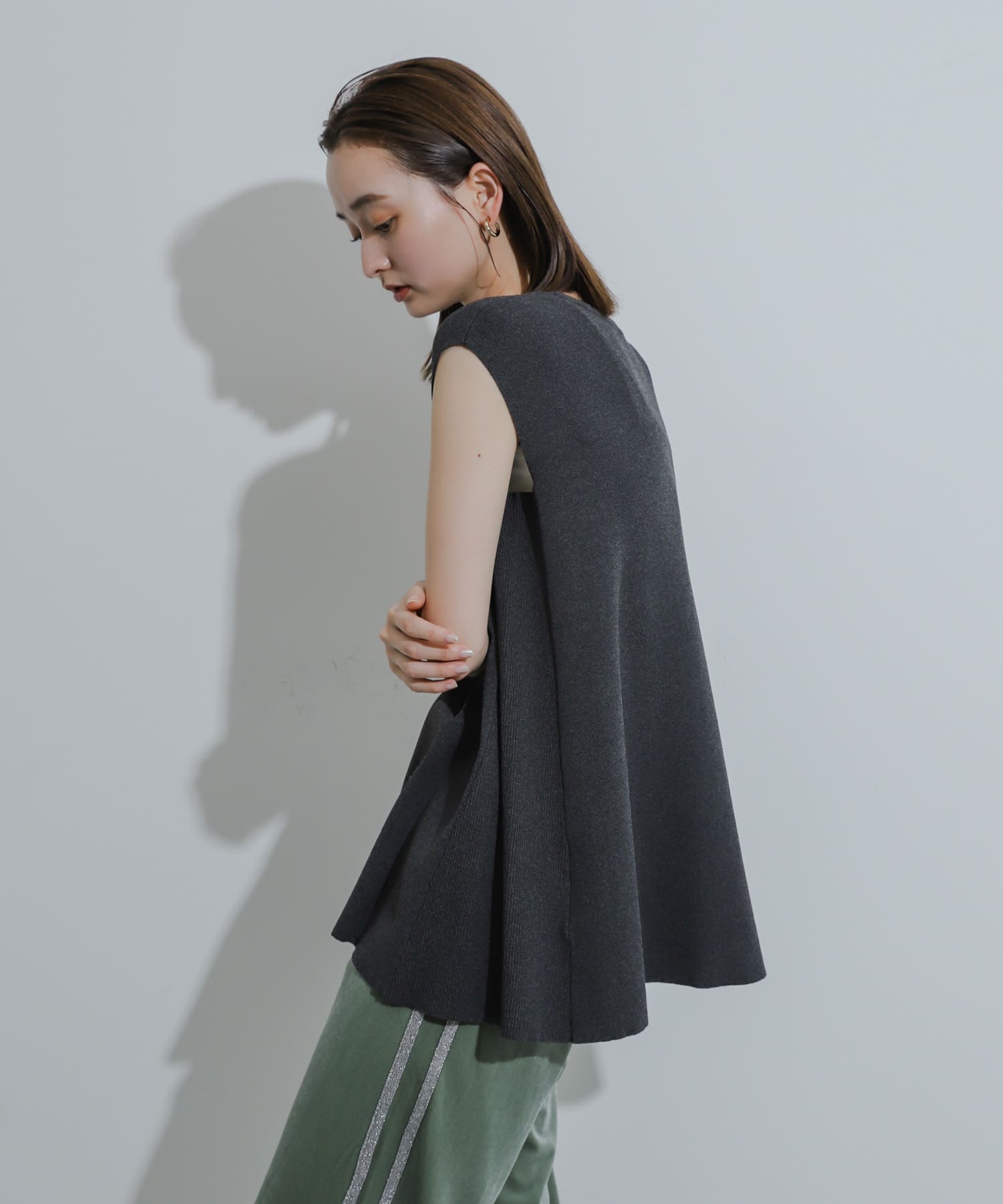 身長：169cm サイズ：one