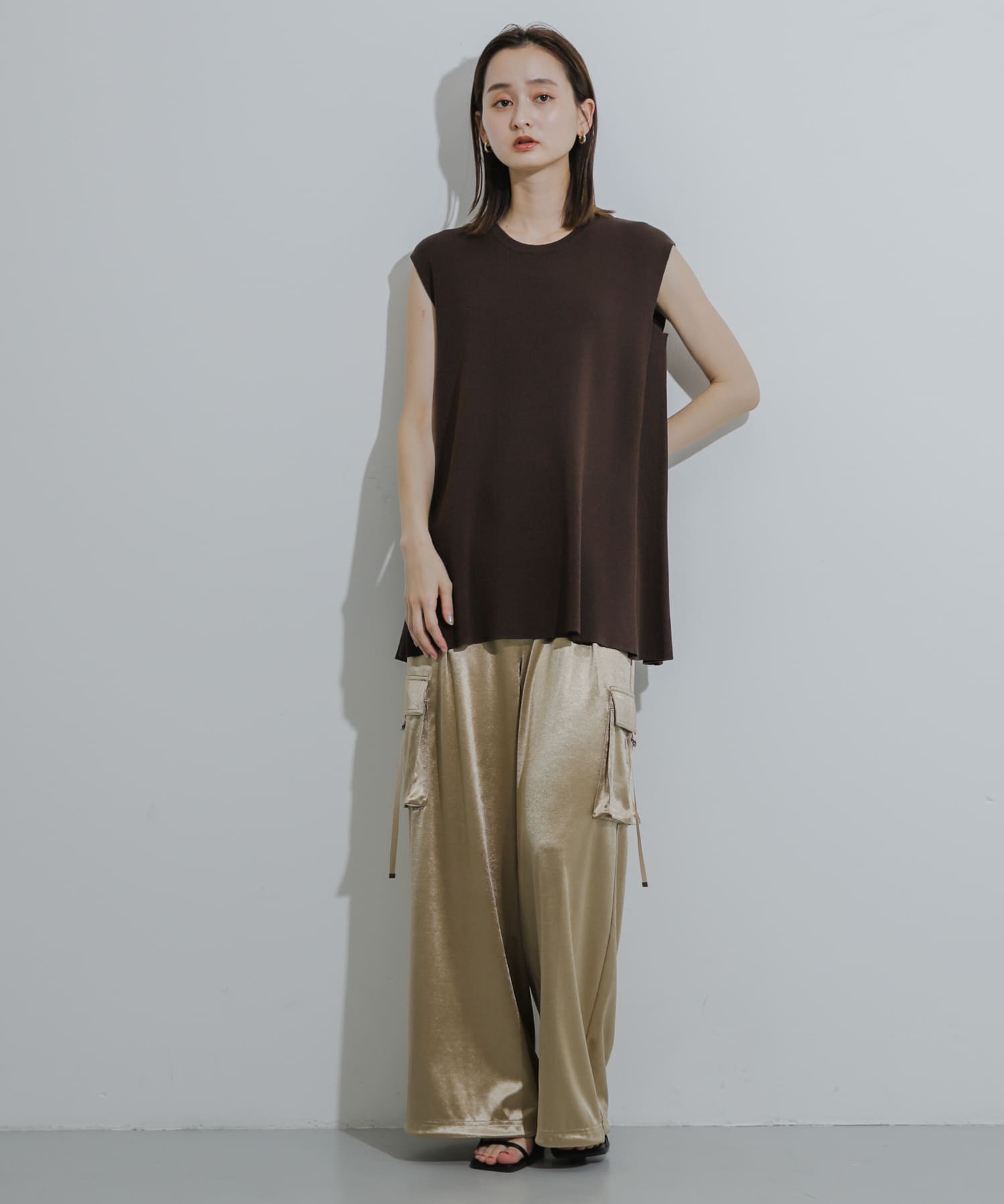 身長：169cm サイズ：one