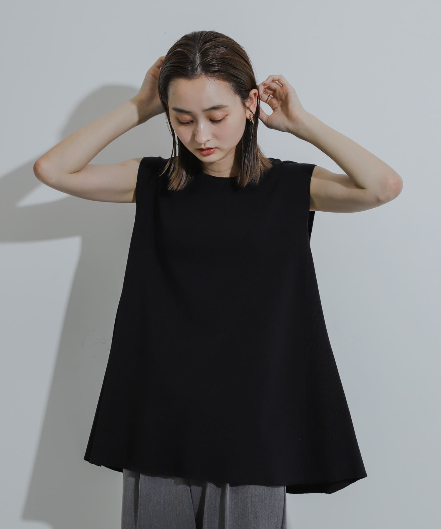 身長：169cm サイズ：one