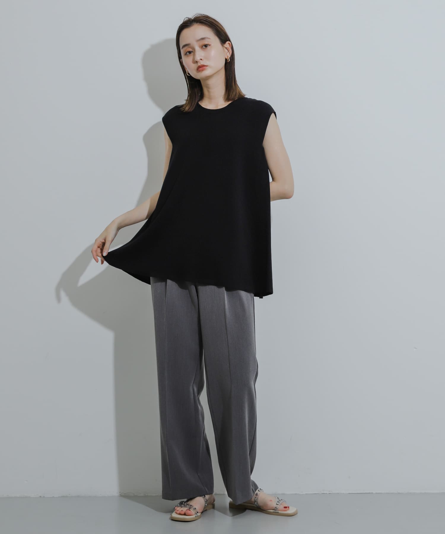 身長：169cm サイズ：one