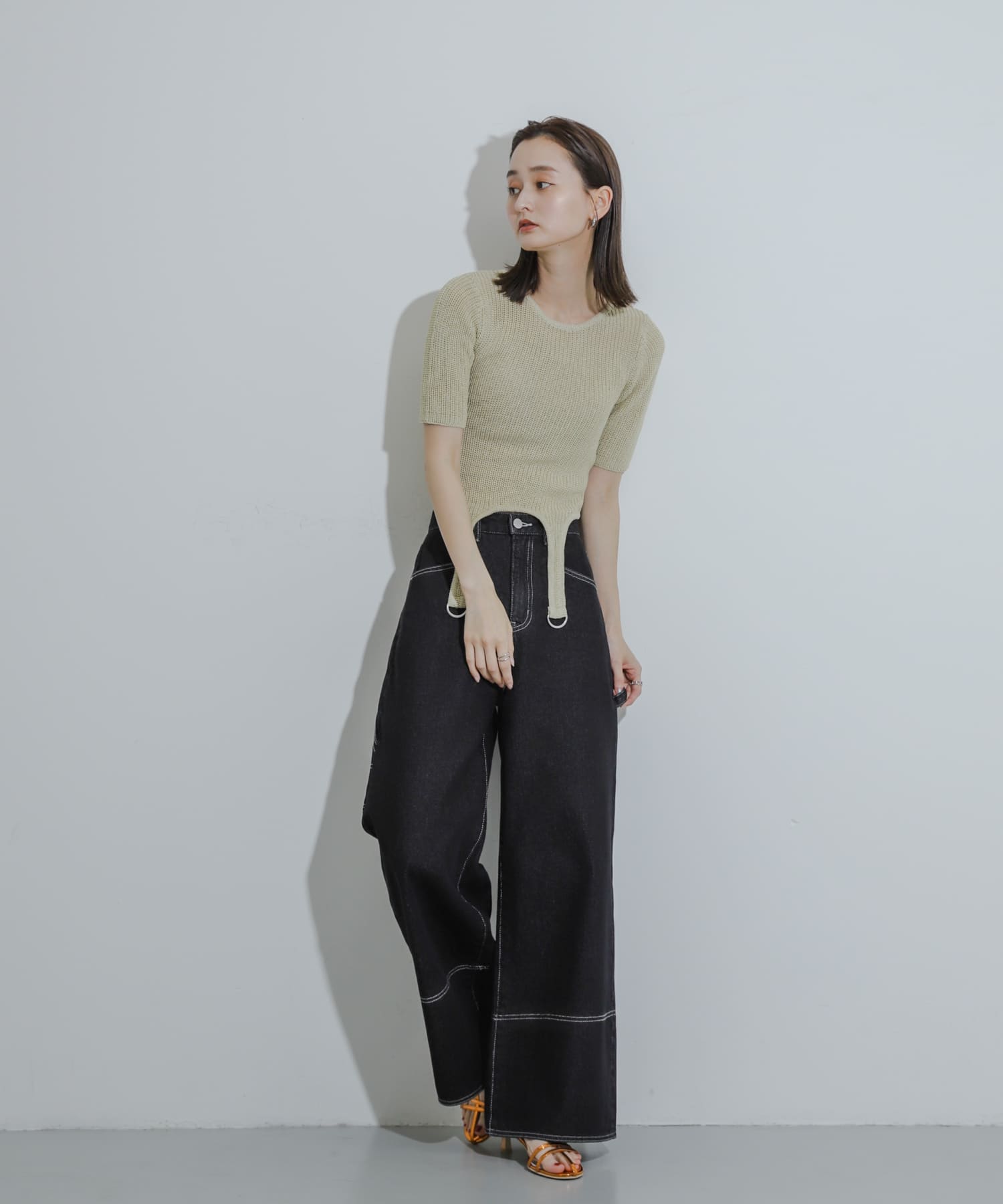 身長：169cm サイズ：one