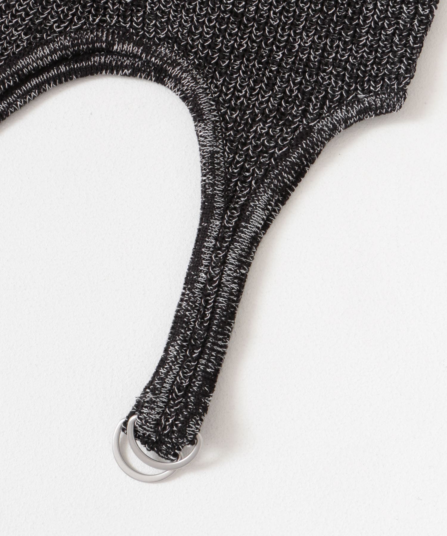 ガーターデザインセーター(5分袖) BLACK one