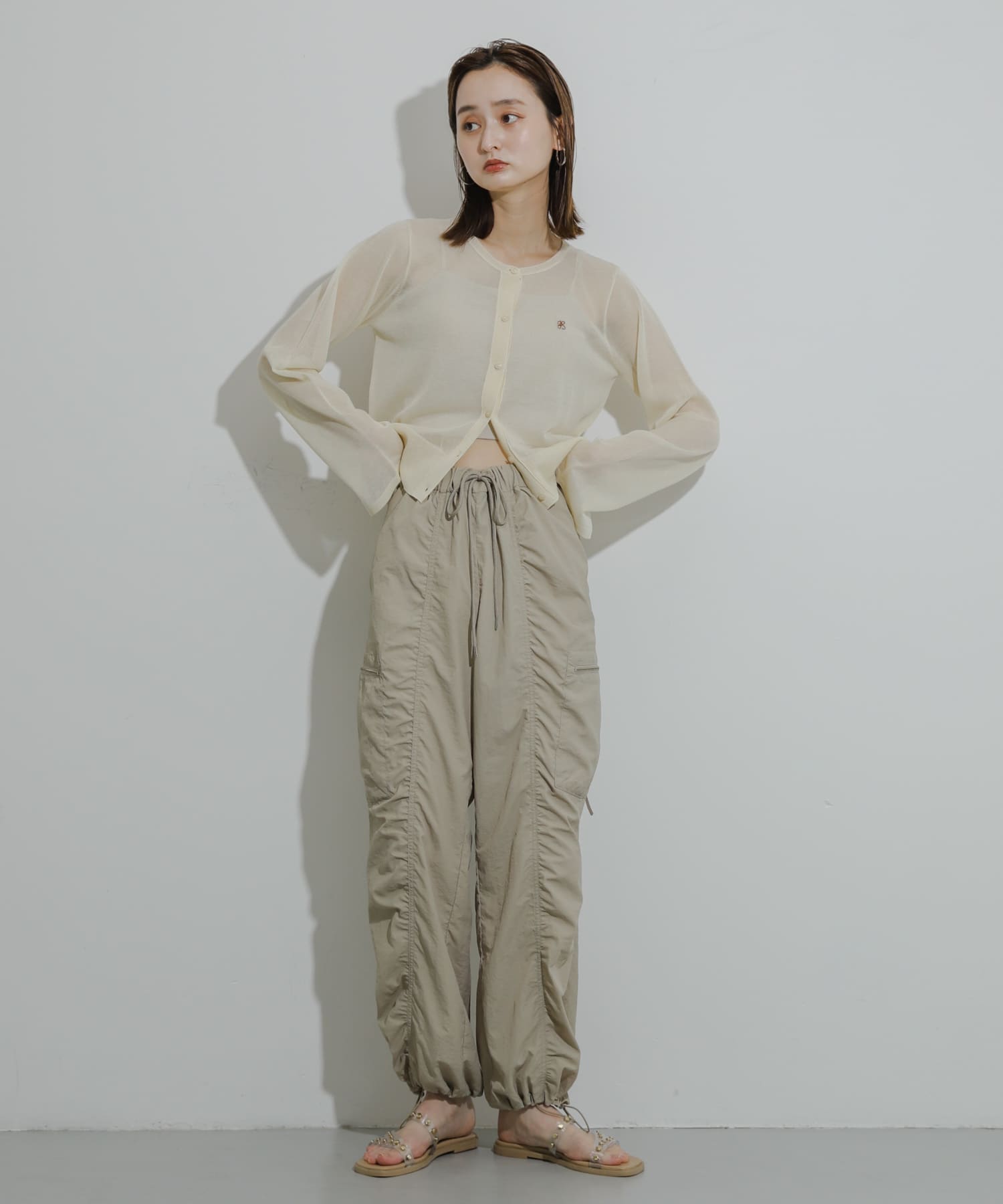 身長：169cm サイズ：one