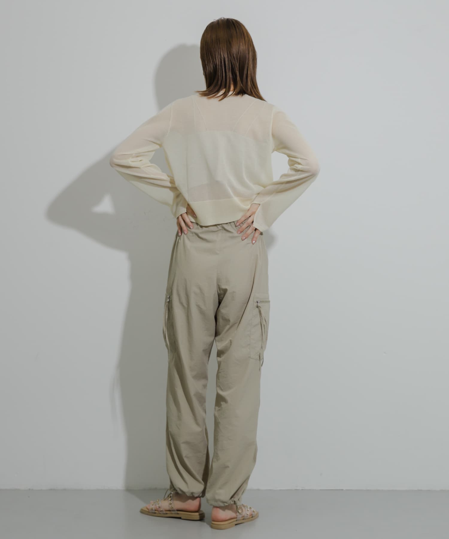 身長：169cm サイズ：one