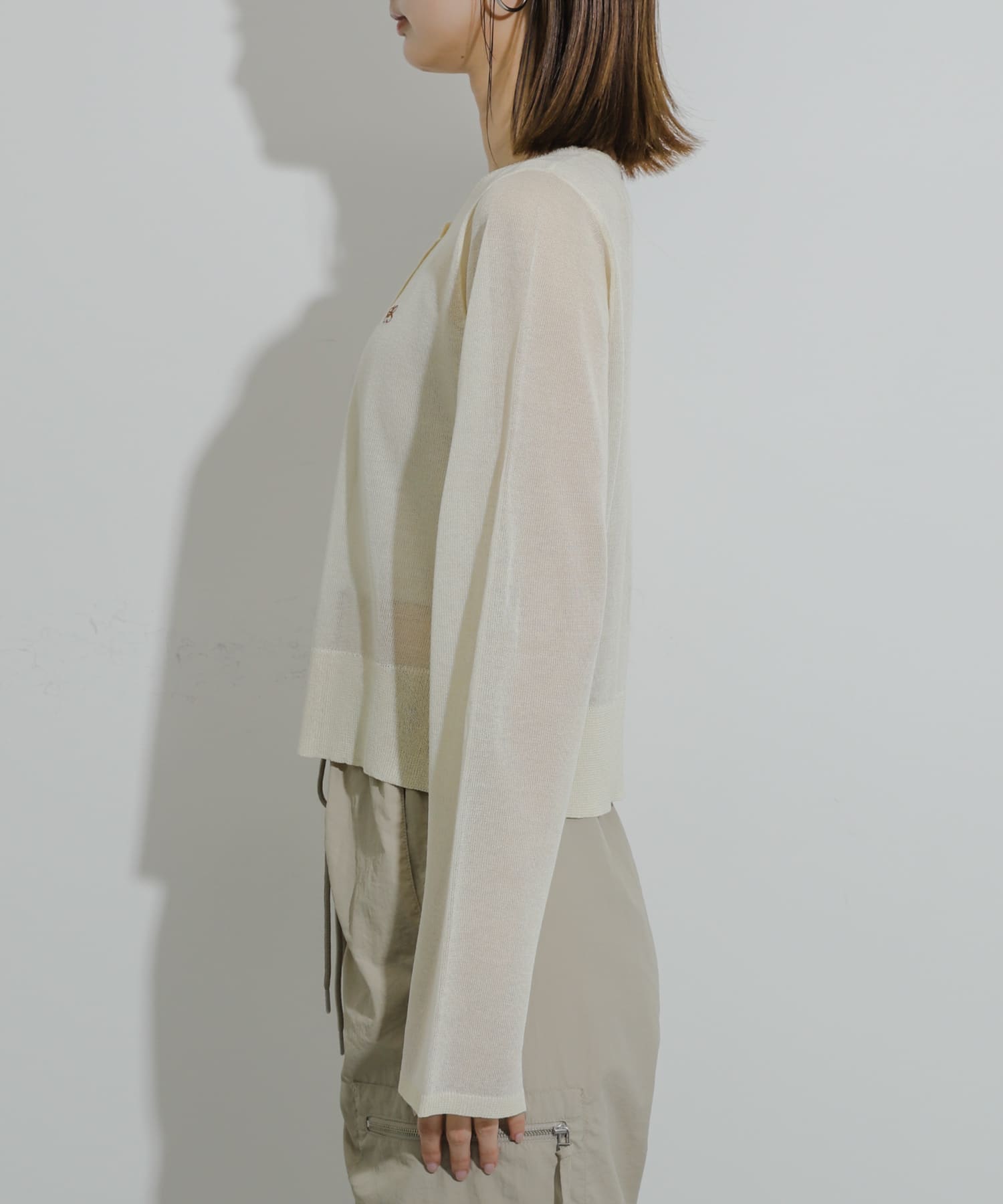 身長：169cm サイズ：one