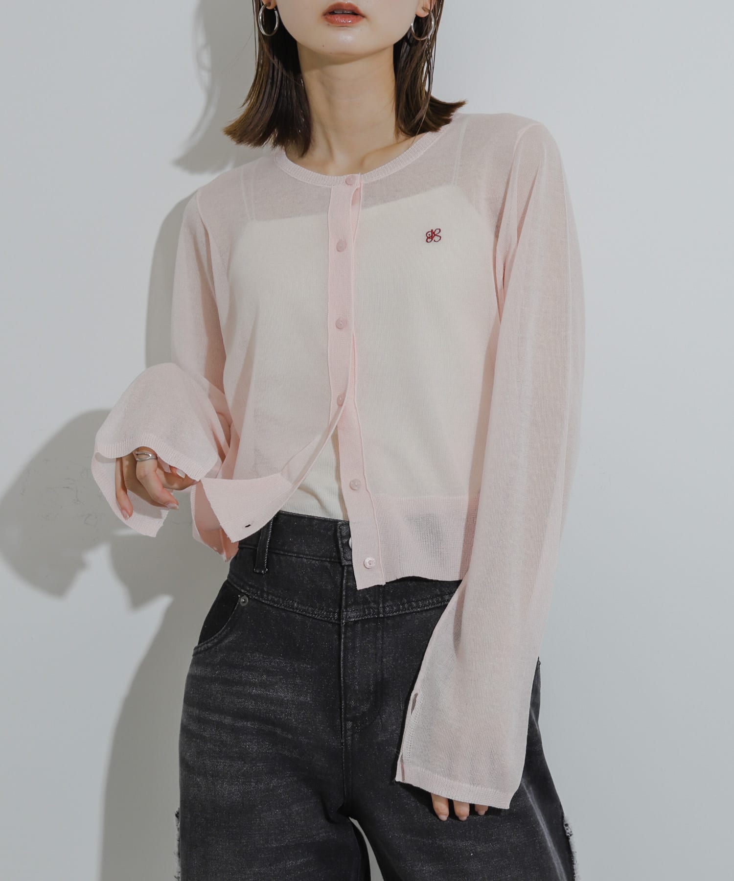 身長：169cm サイズ：one