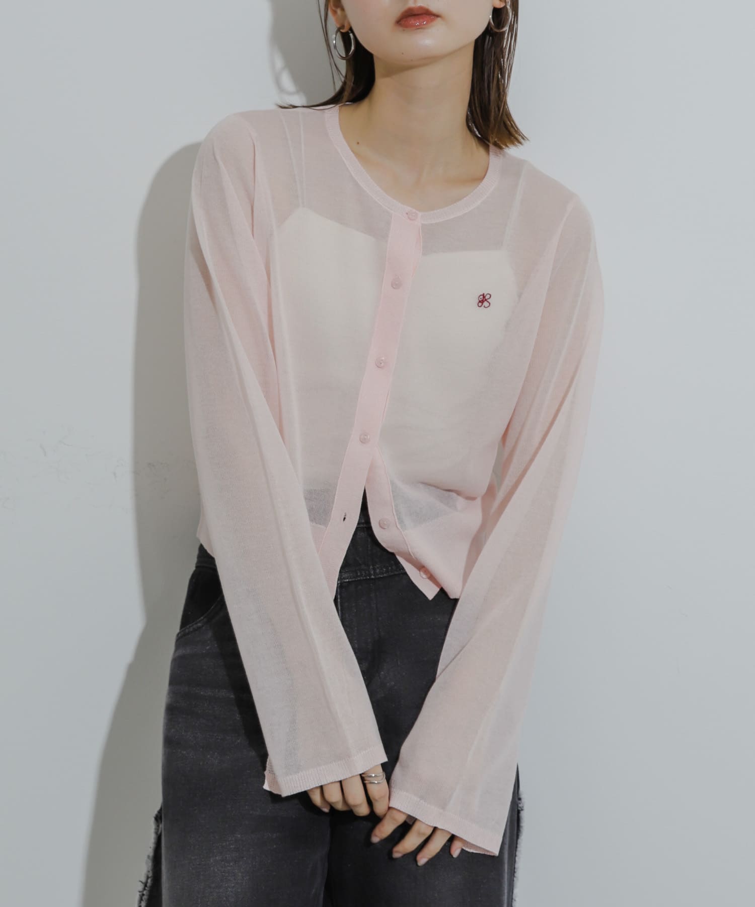 身長：169cm サイズ：one