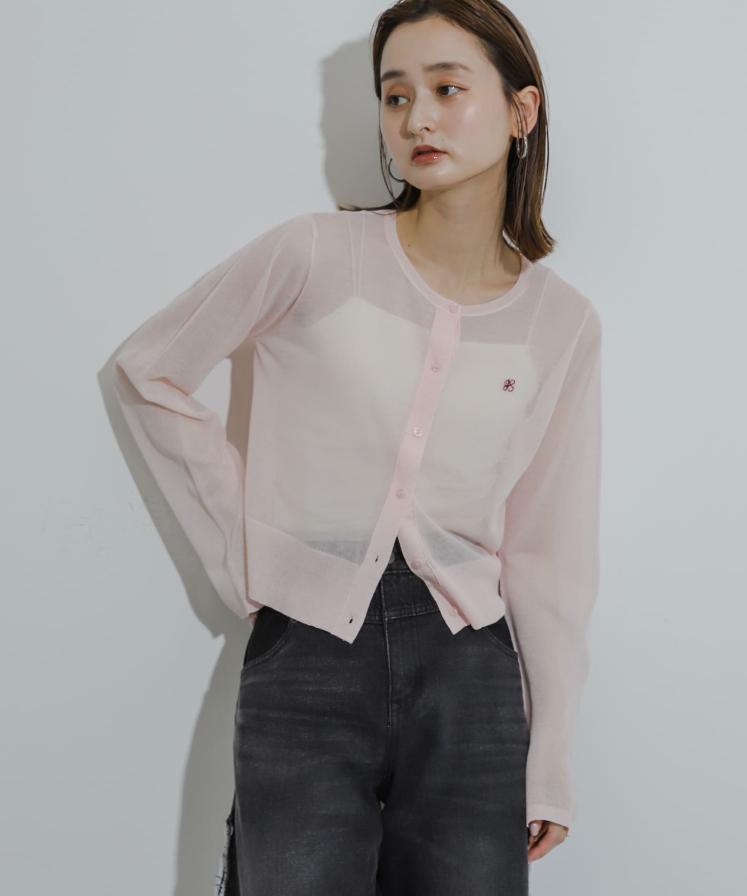身長：169cm サイズ：one