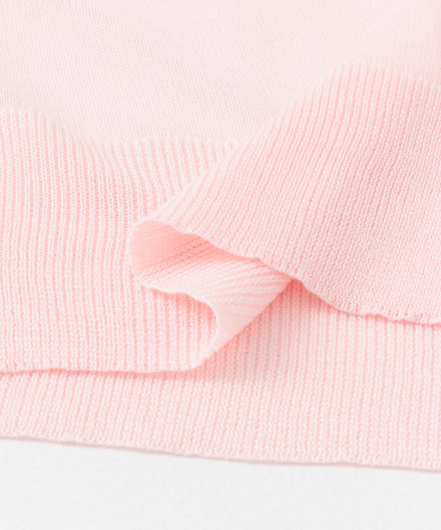 シシュウコンパクトニットカーディガン PINK one