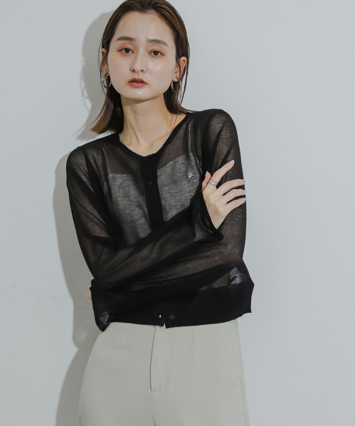 身長：169cm サイズ：one