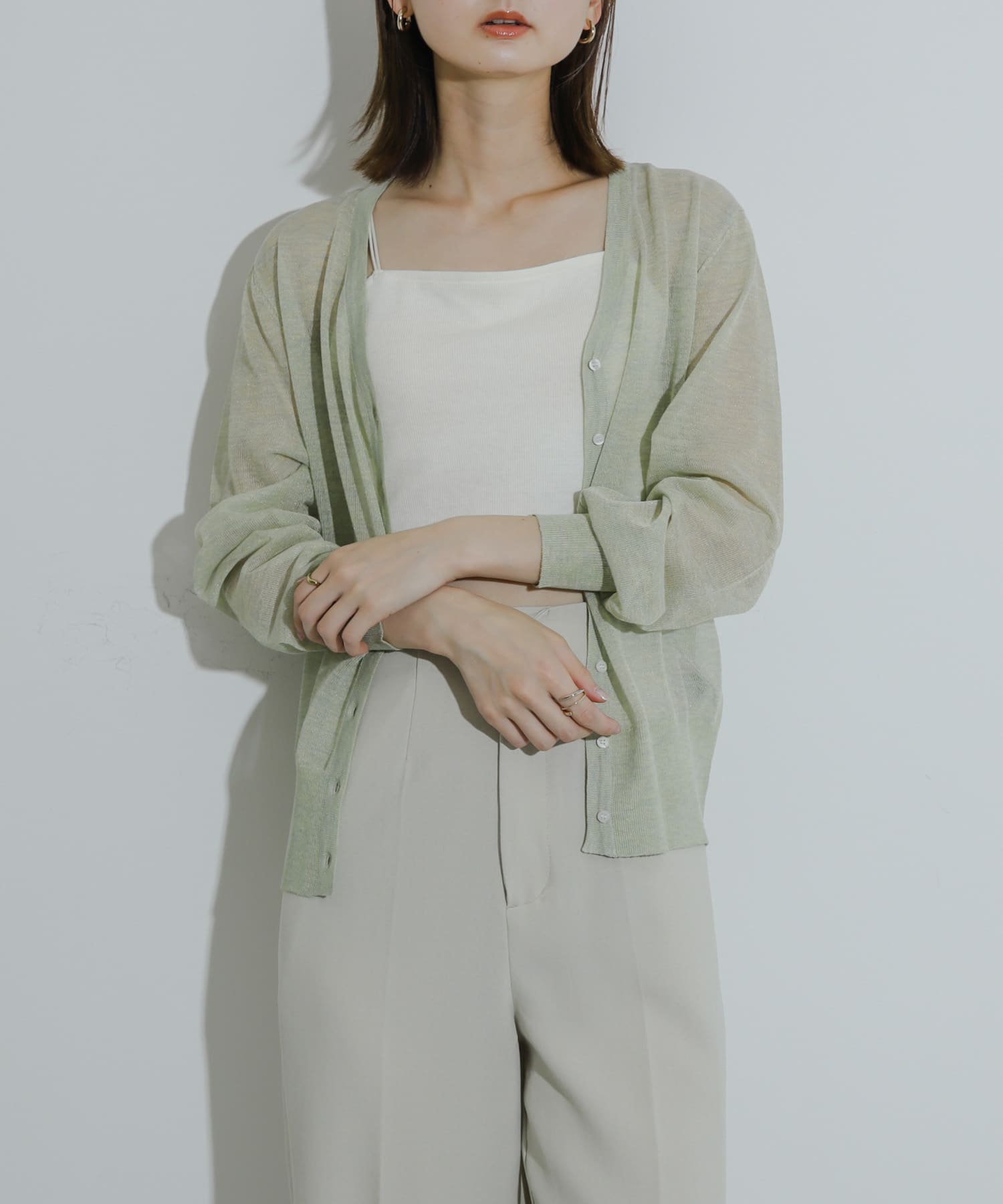 身長：169cm サイズ：one