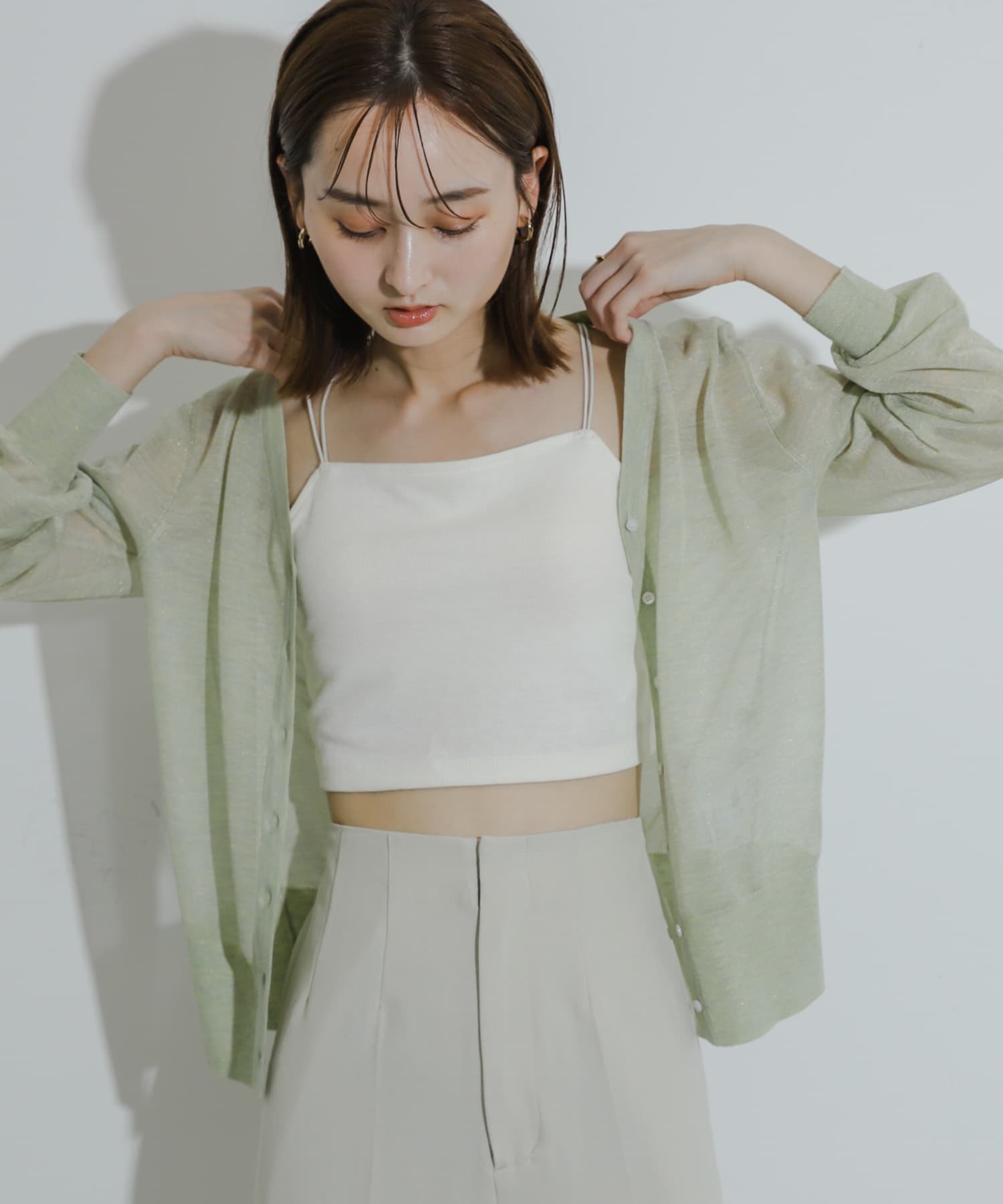 身長：169cm サイズ：one