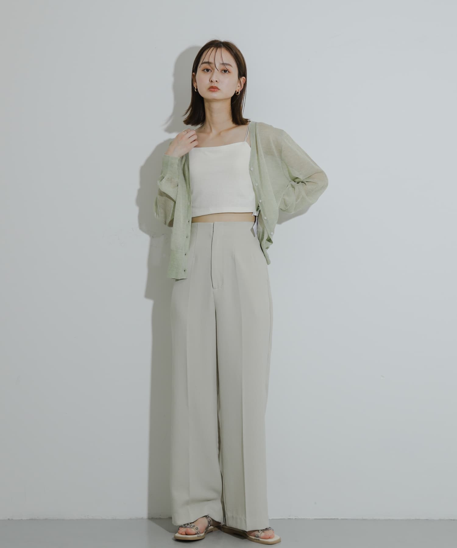 身長：169cm サイズ：one