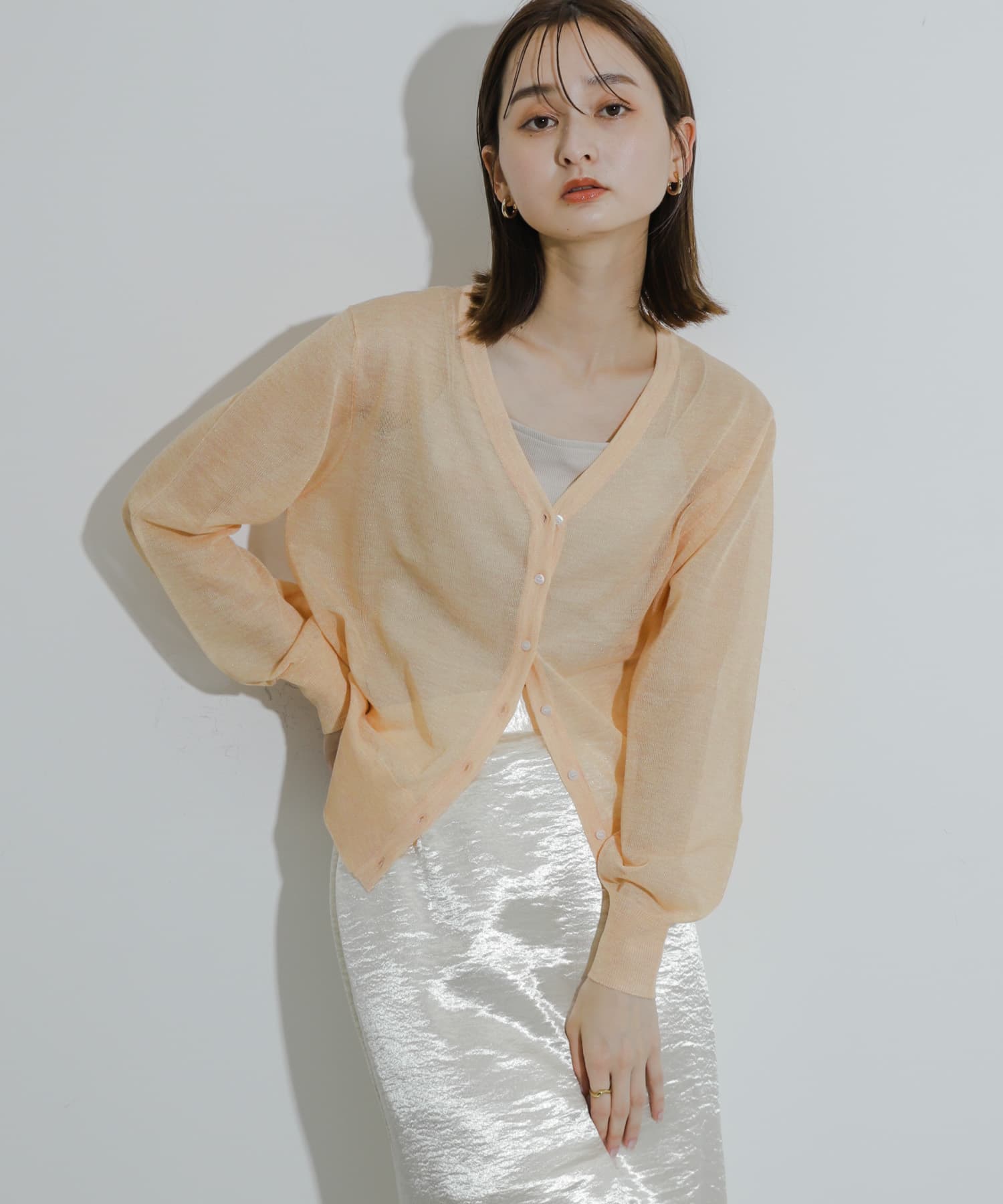 身長：169cm サイズ：one