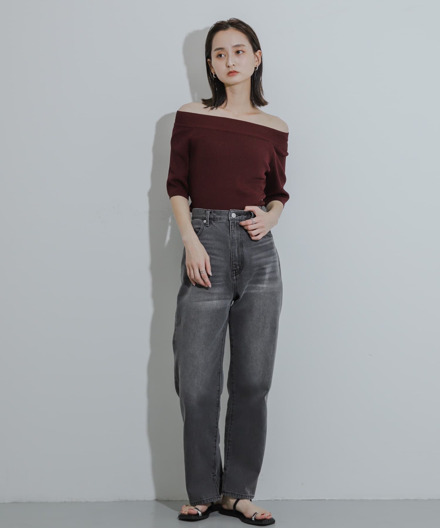 身長：169cm サイズ：one