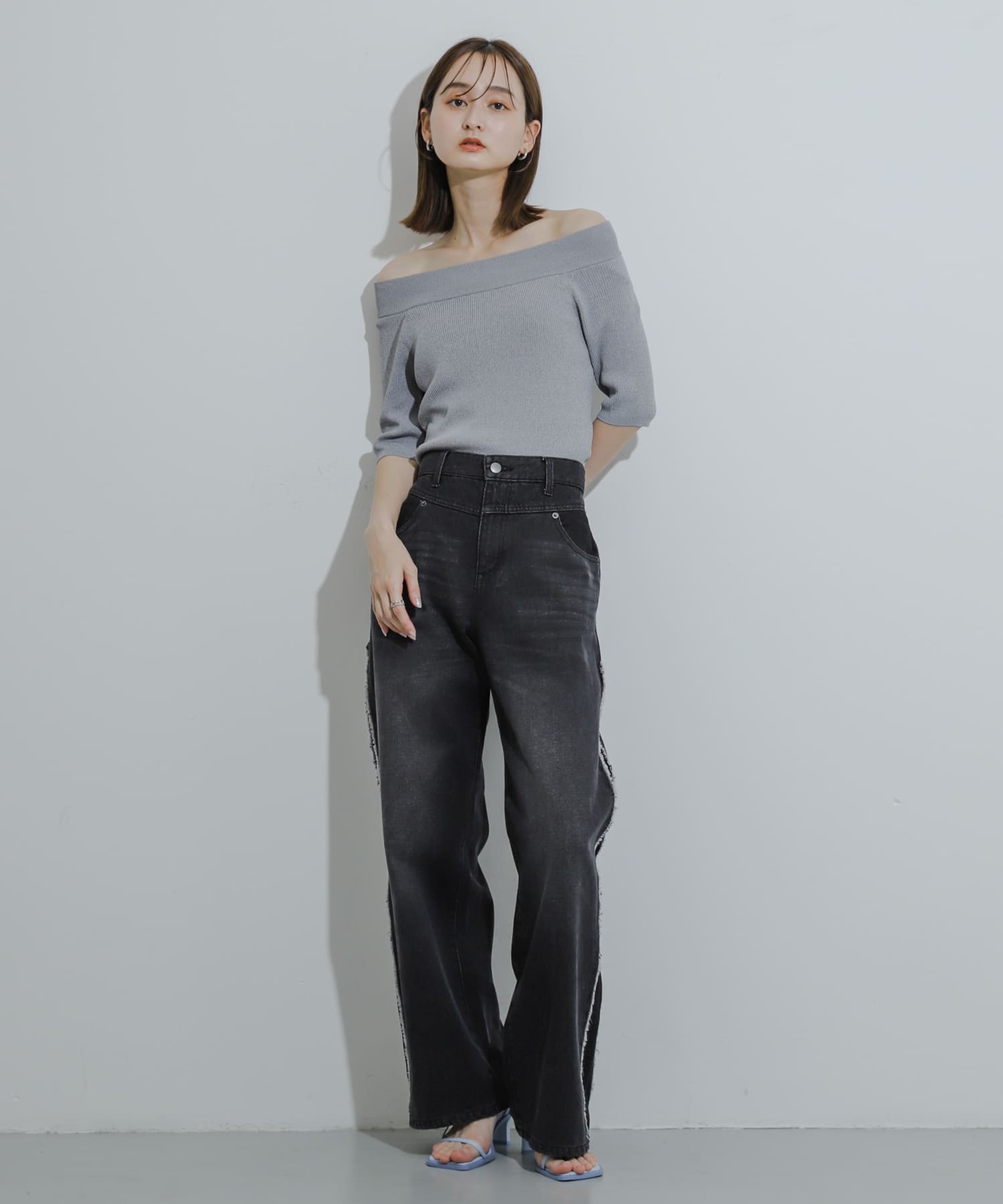 身長：169cm サイズ：one