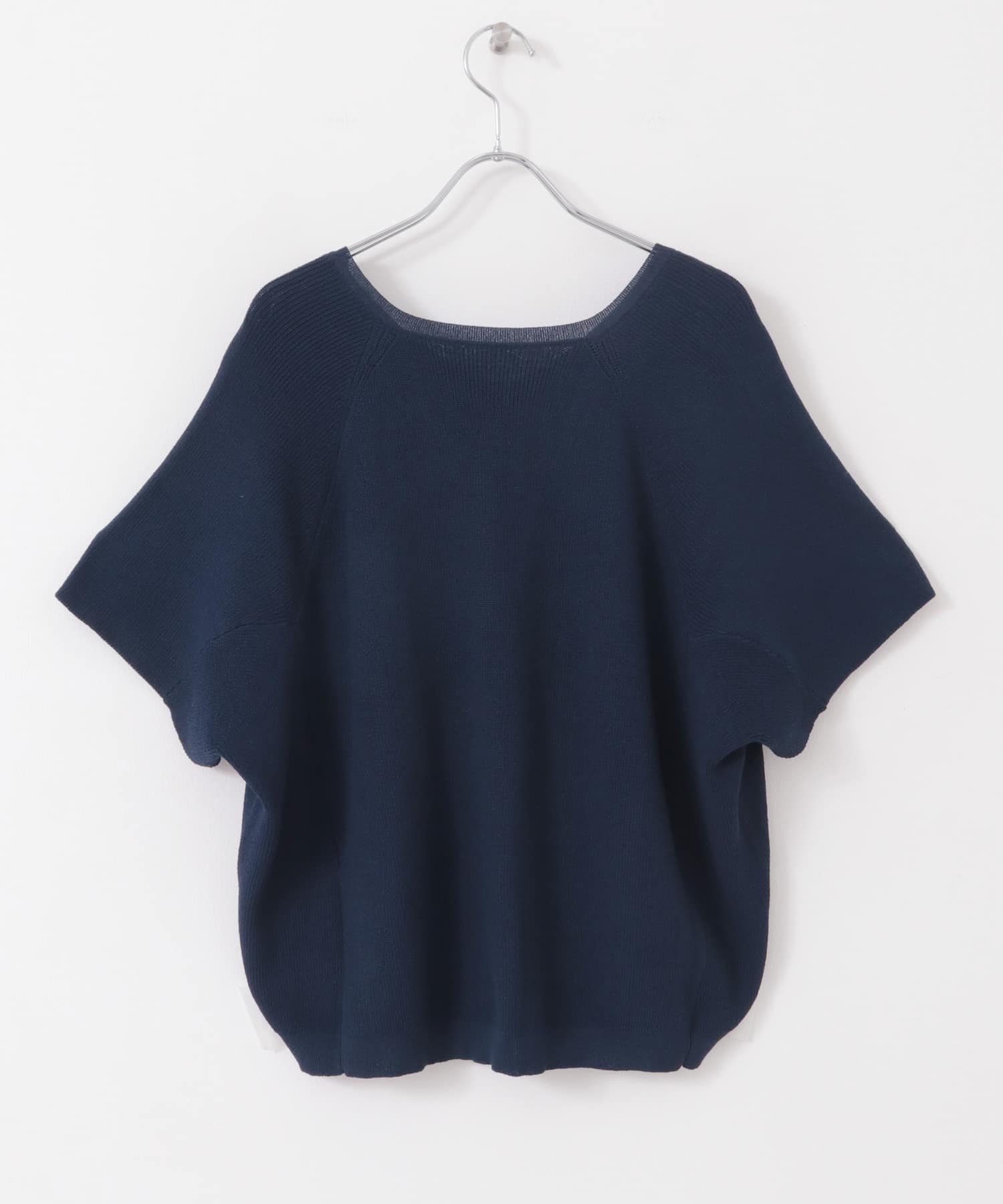 Vネックドルマンセーター NAVY one