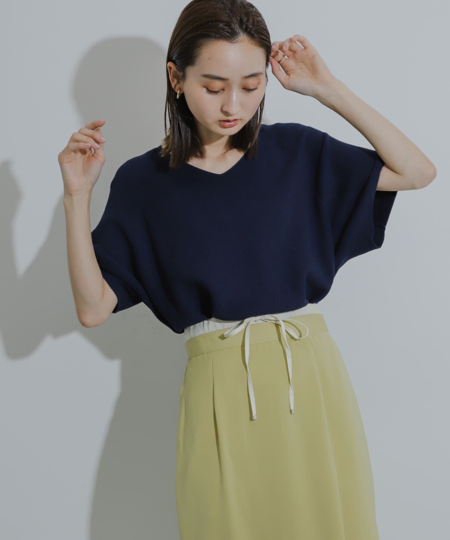 身長：169cm サイズ：one