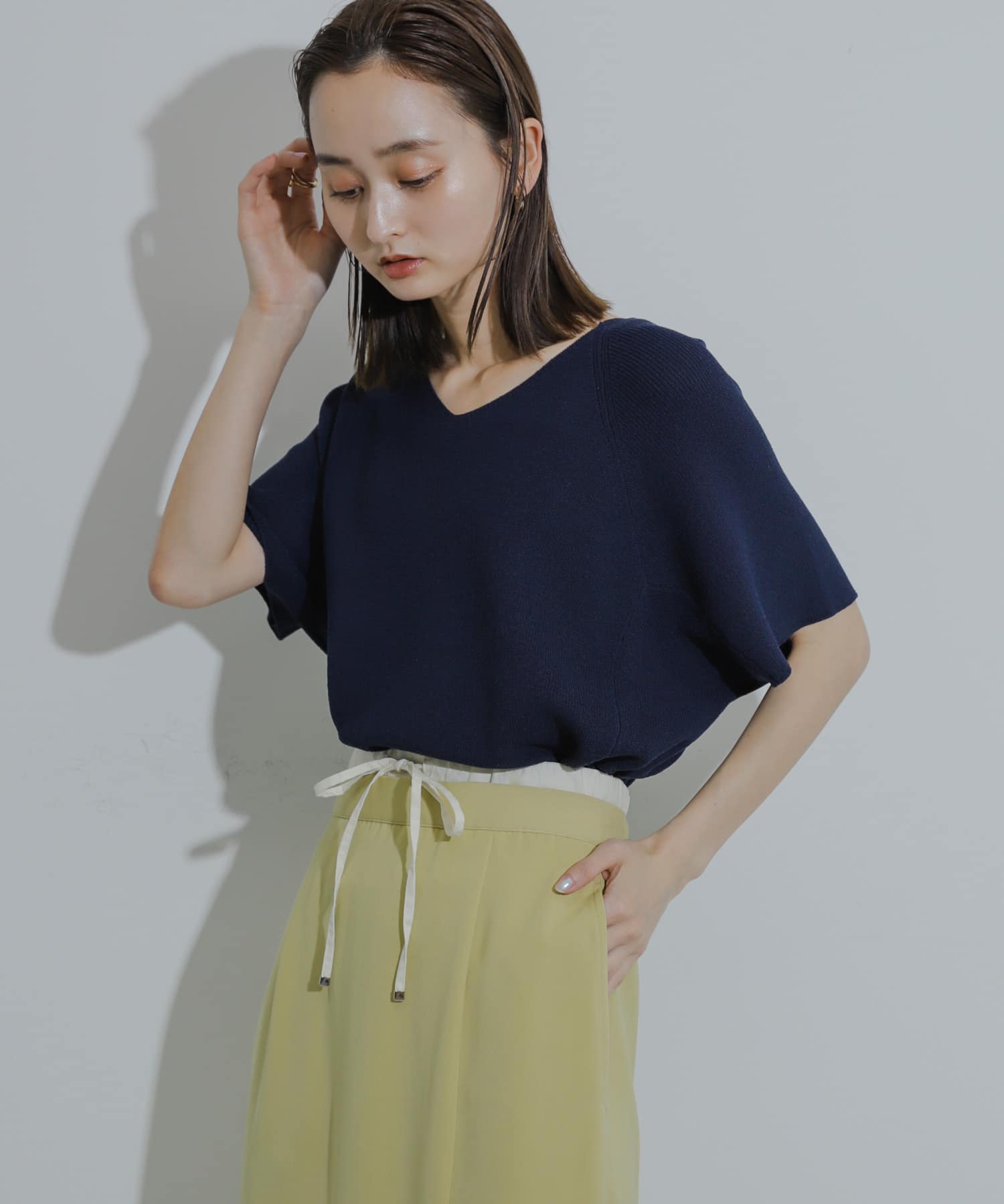 身長：169cm サイズ：one