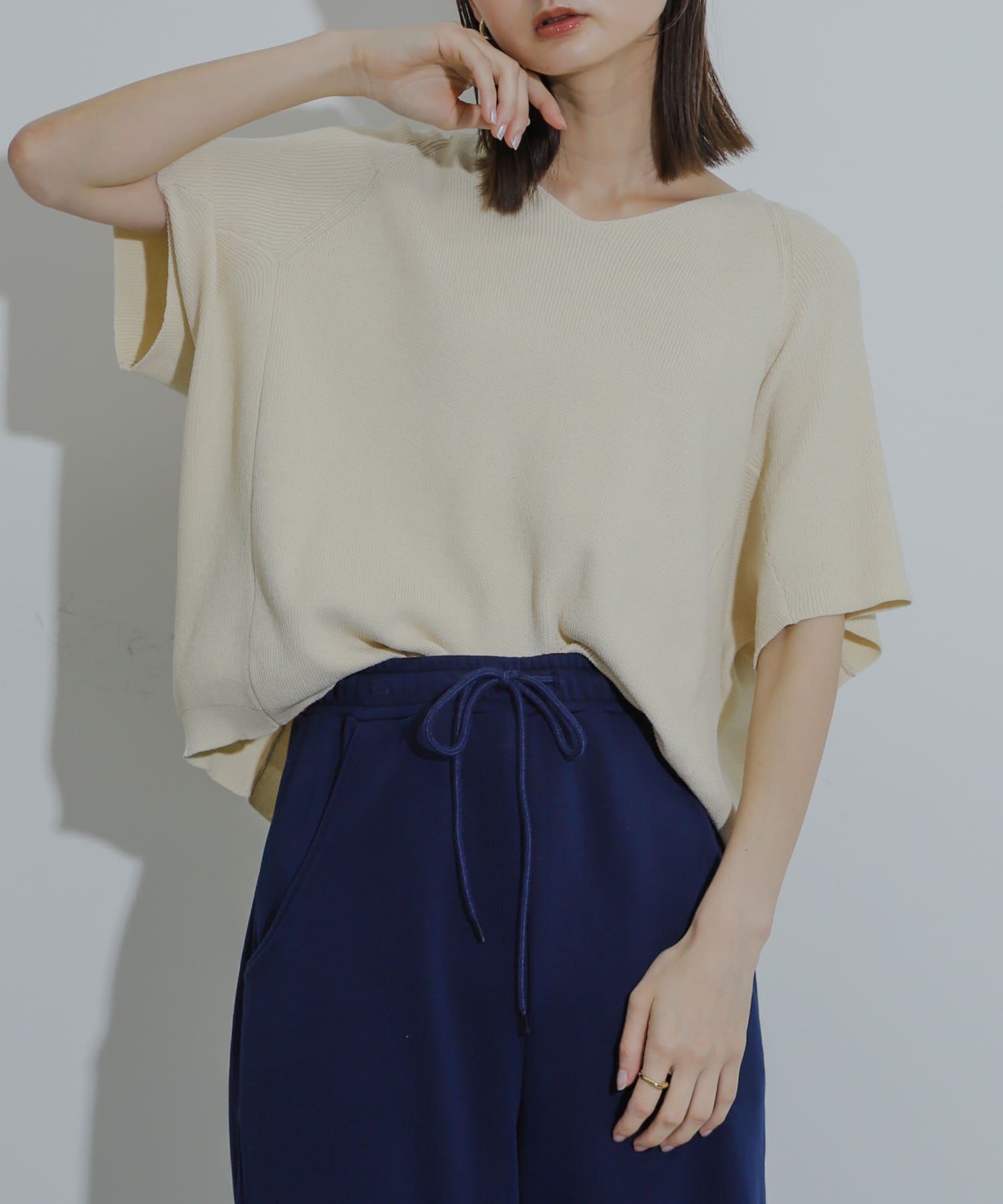 身長：169cm サイズ：one