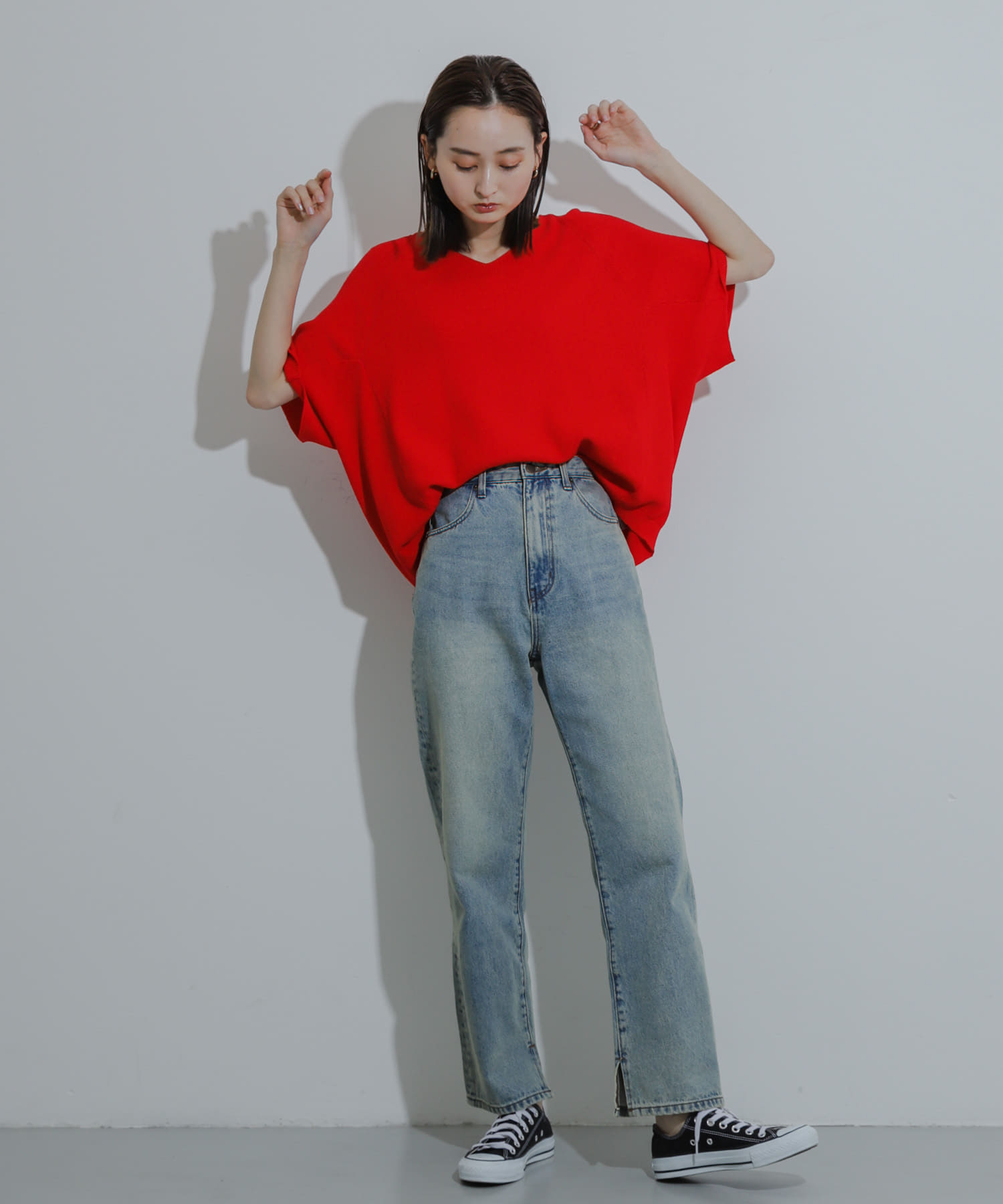 身長：169cm サイズ：one