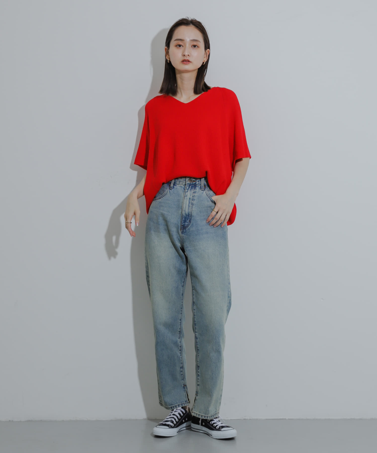 身長：169cm サイズ：one