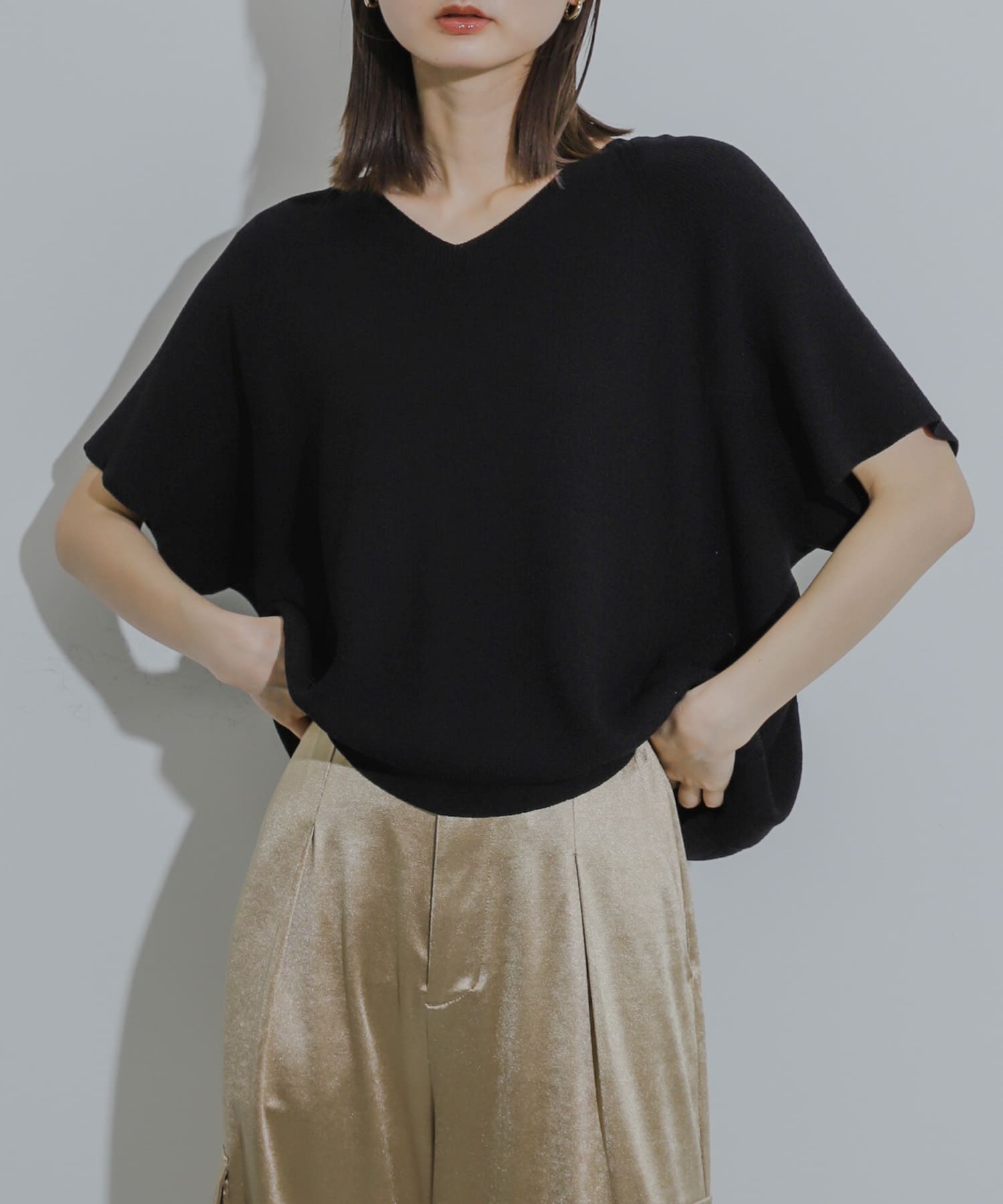 身長：169cm サイズ：one