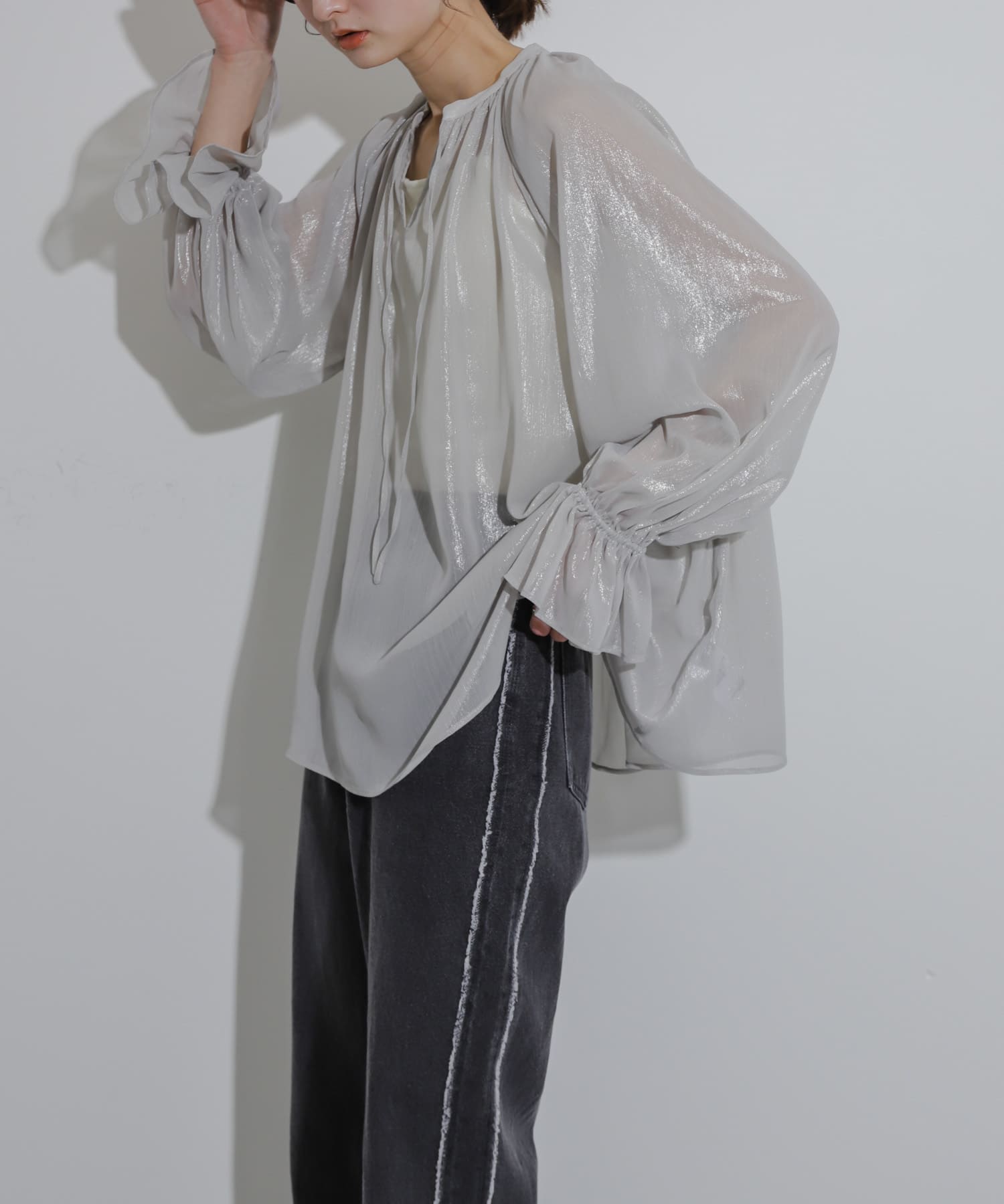 身長：169cm サイズ：one