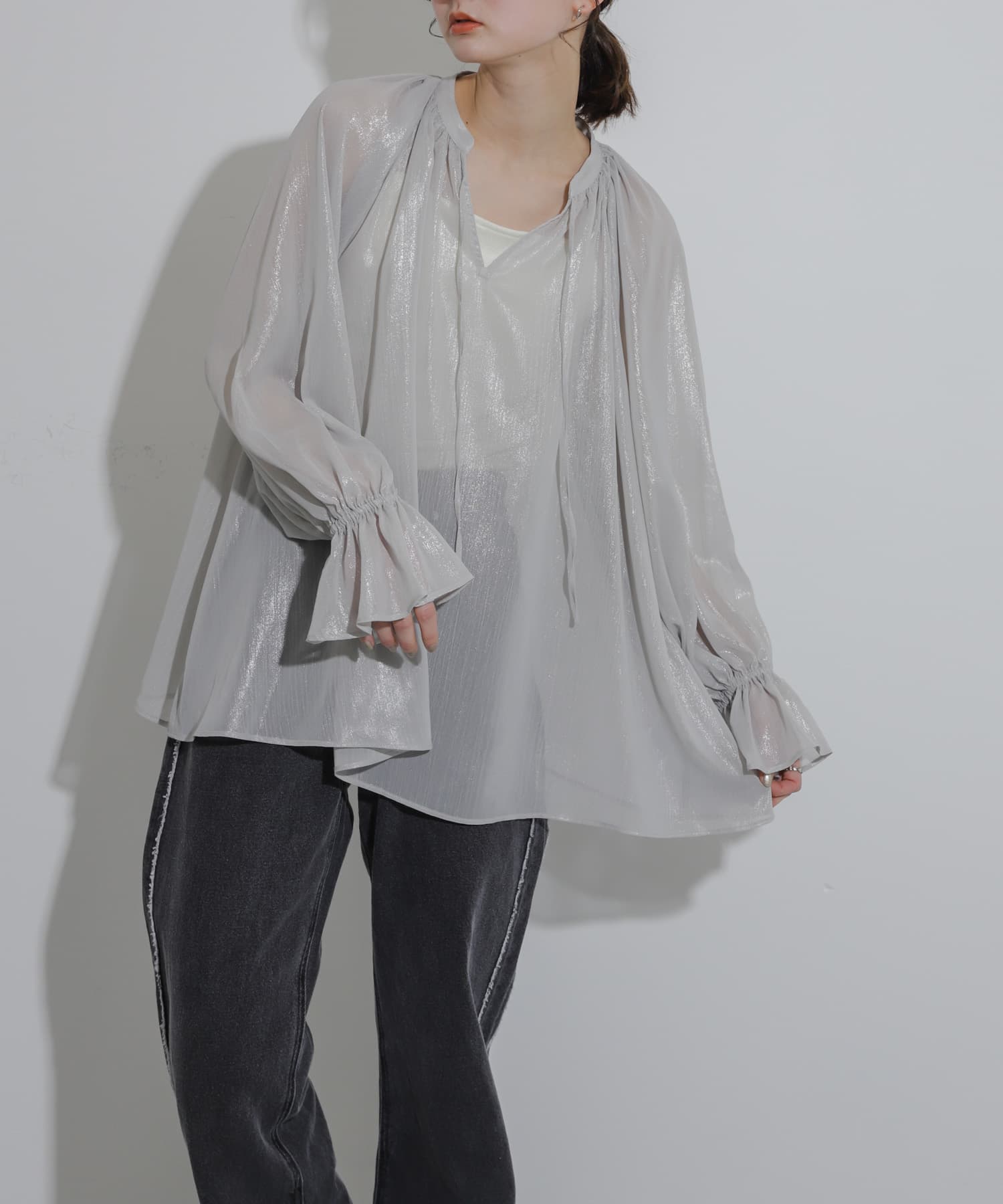 身長：169cm サイズ：one