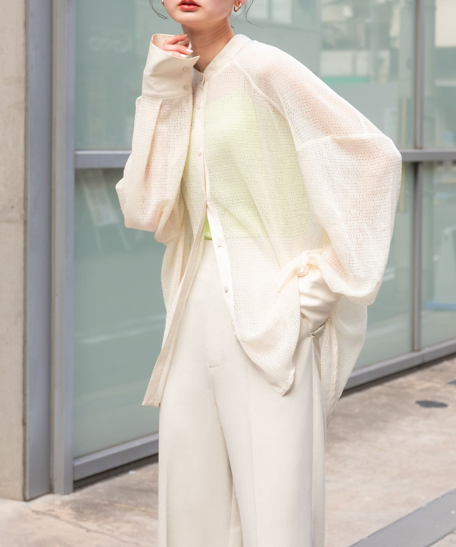 身長：169cm サイズ：one