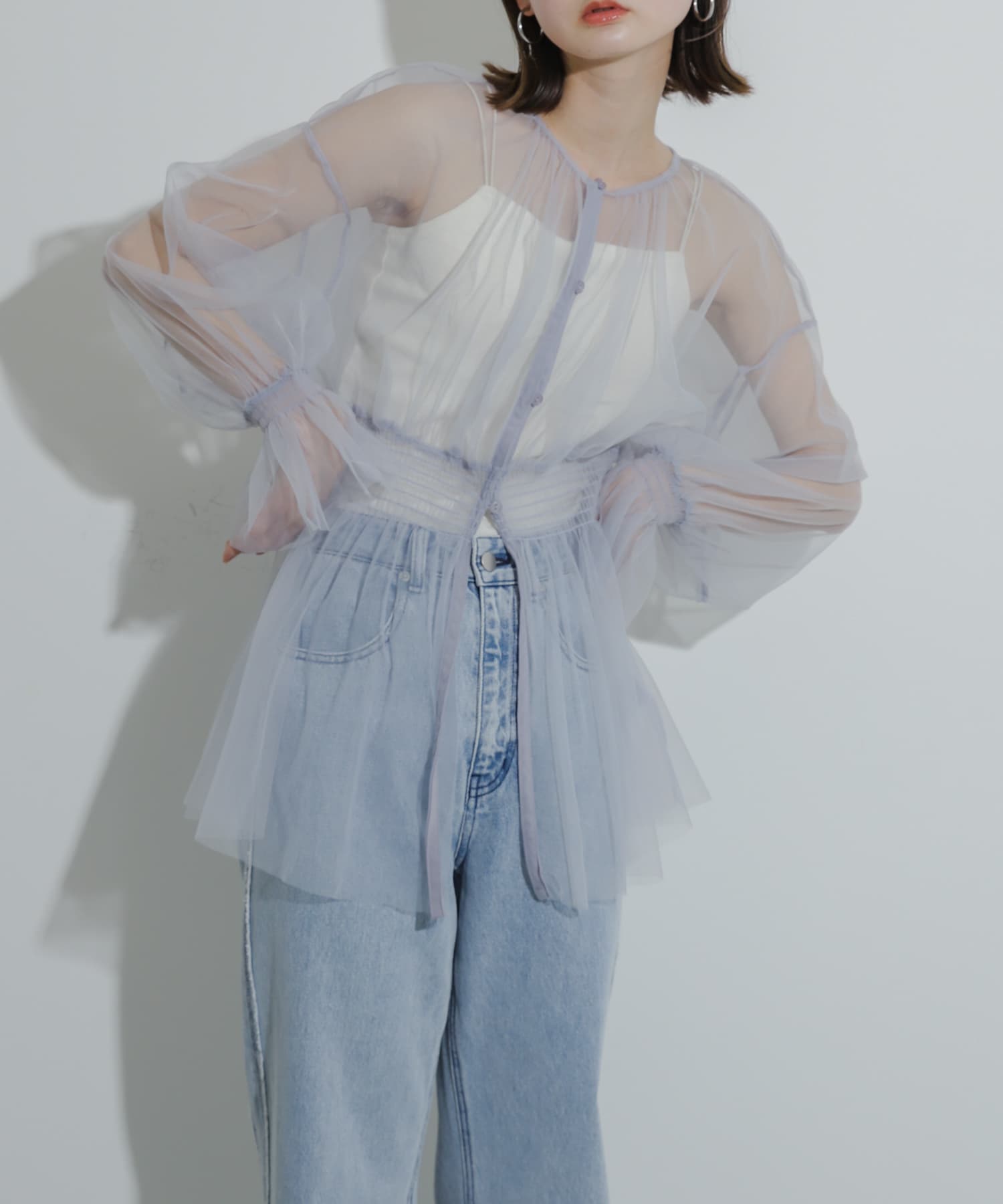 身長：169cm サイズ：one