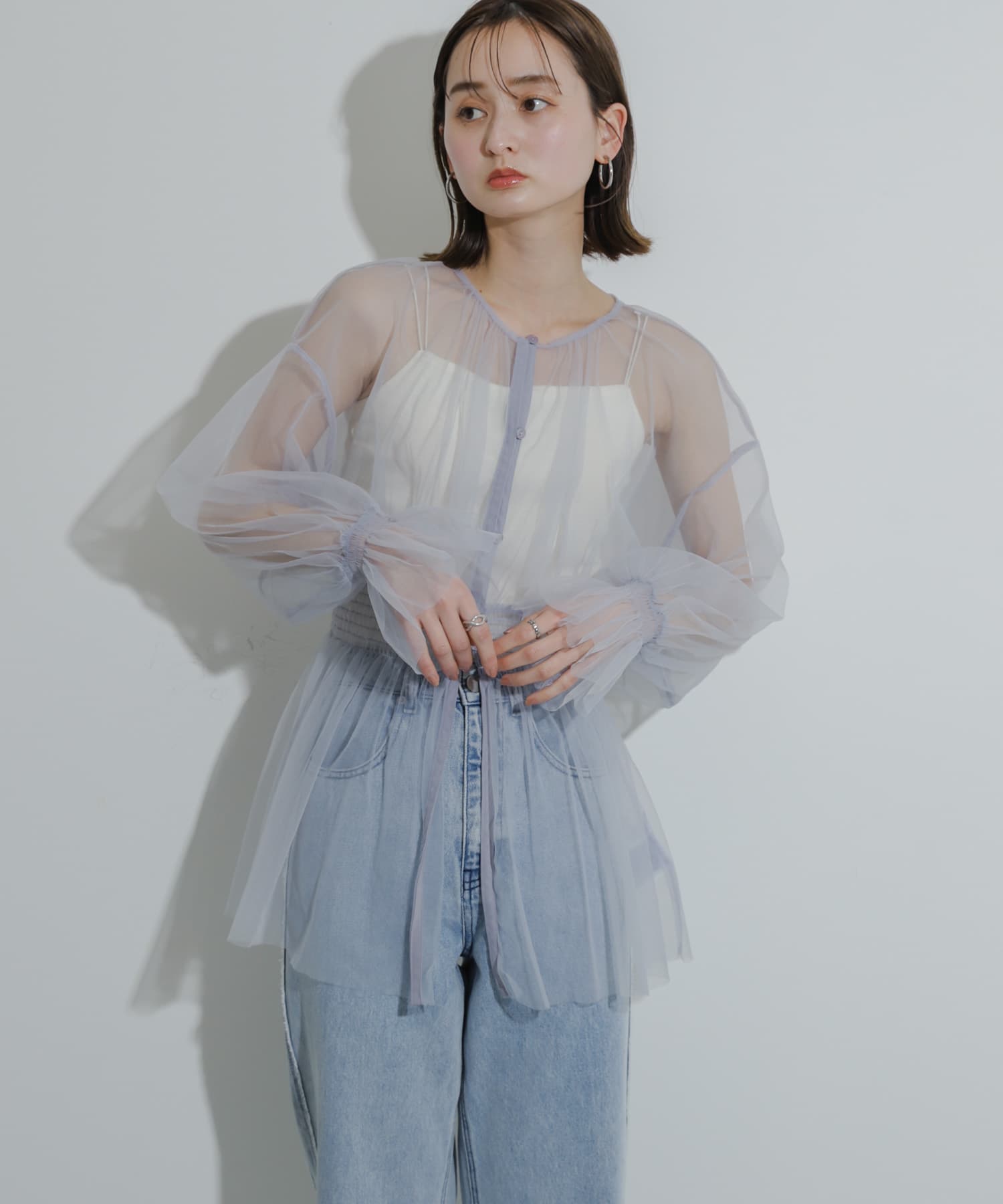 身長：169cm サイズ：one