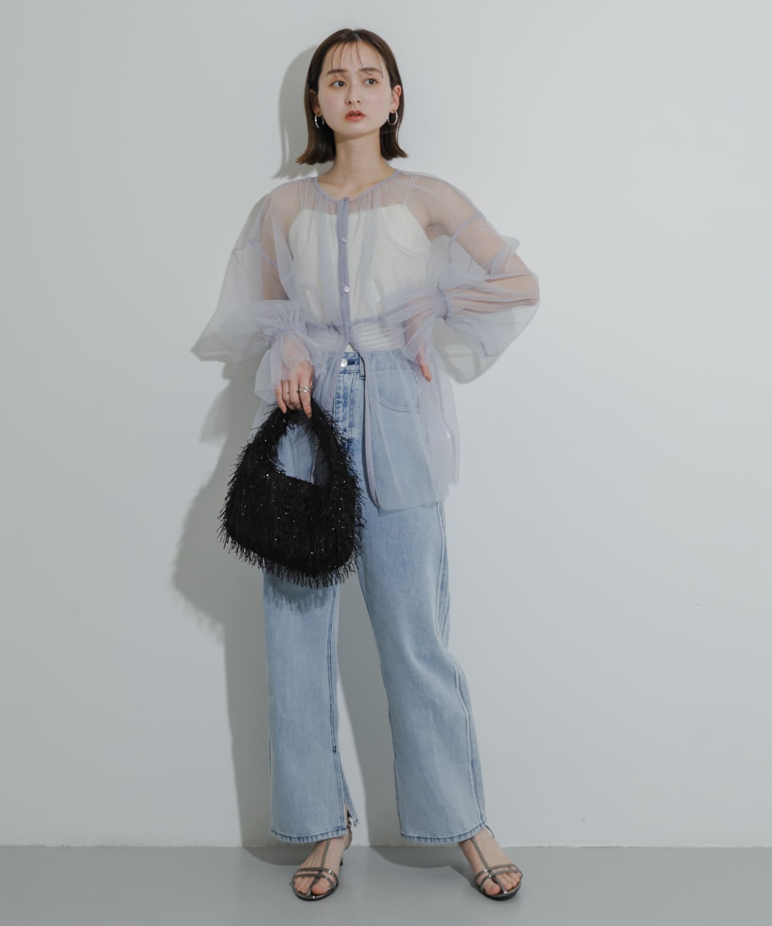 身長：169cm サイズ：one