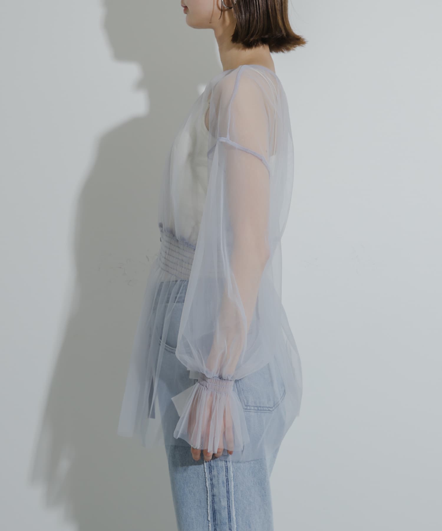 身長：169cm サイズ：one