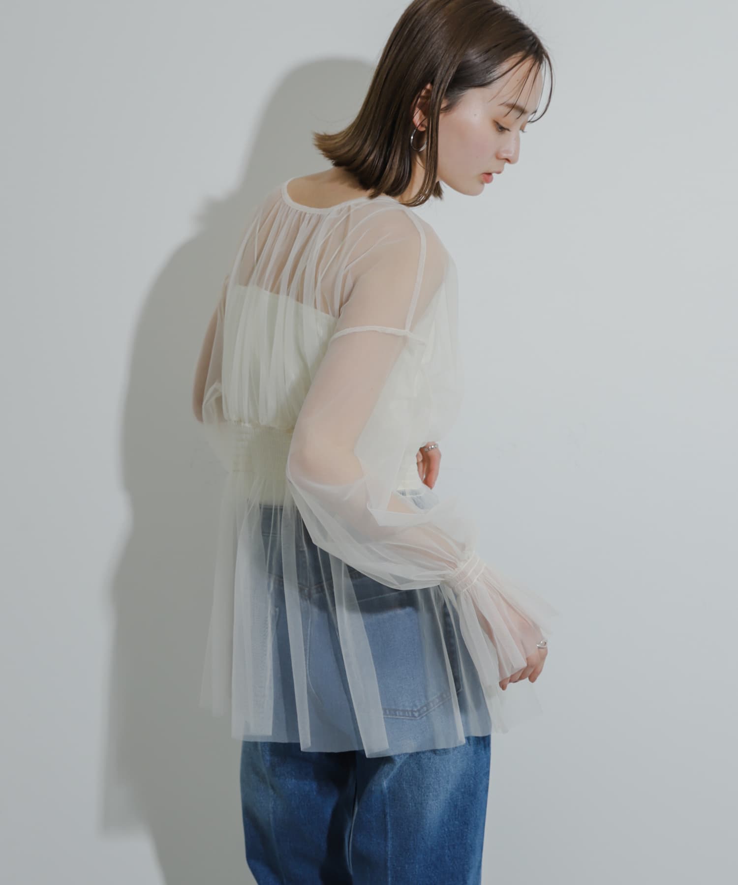 身長：169cm サイズ：one