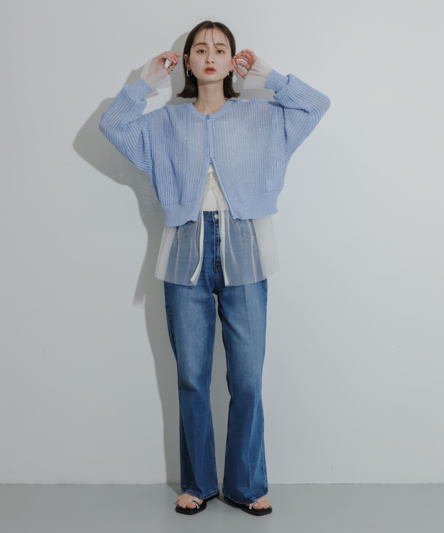 身長：169cm サイズ：one