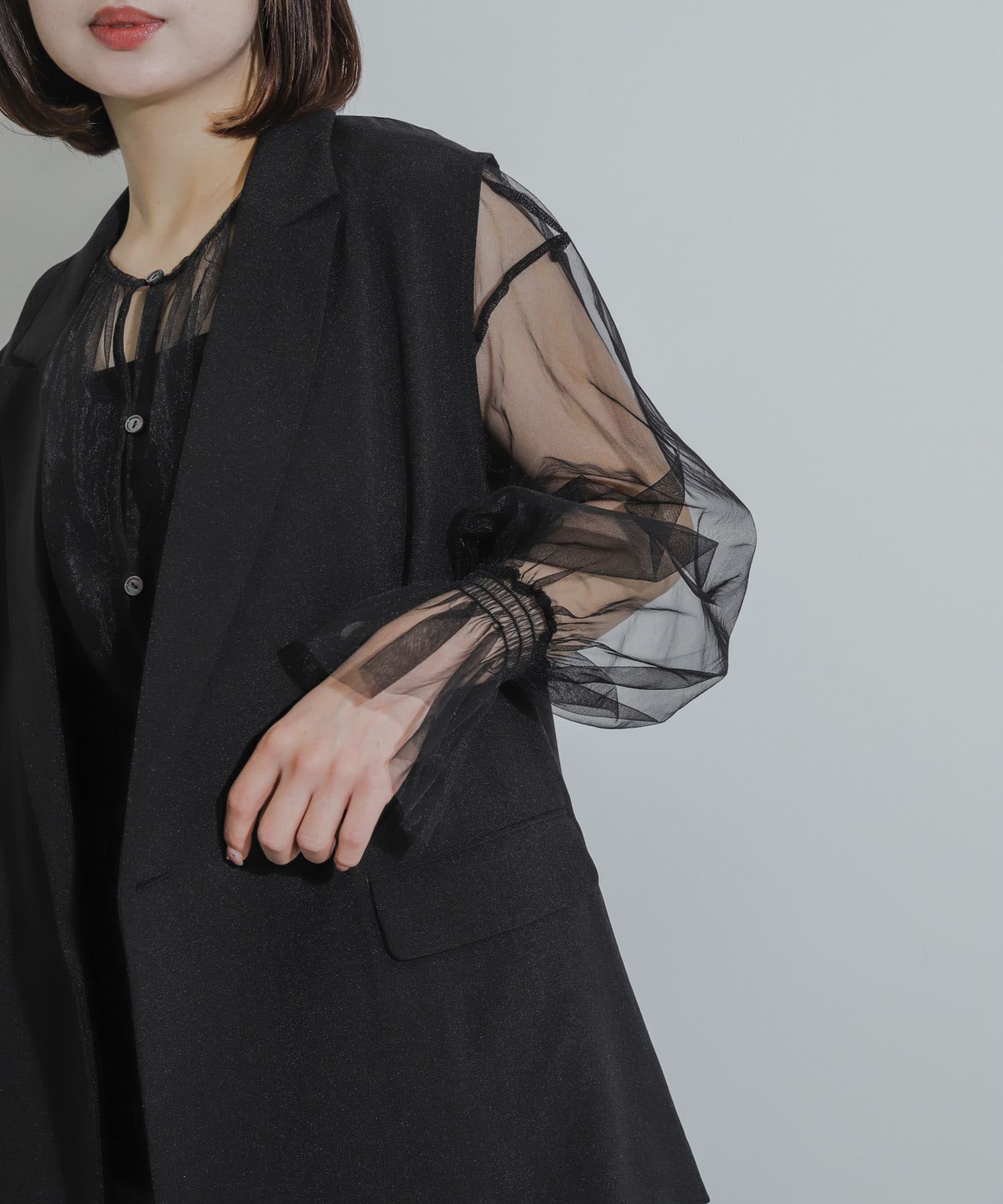 身長：158cm サイズ：one