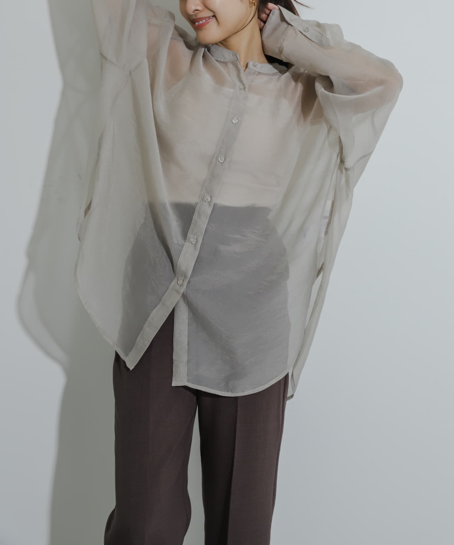 身長：155cm サイズ：one